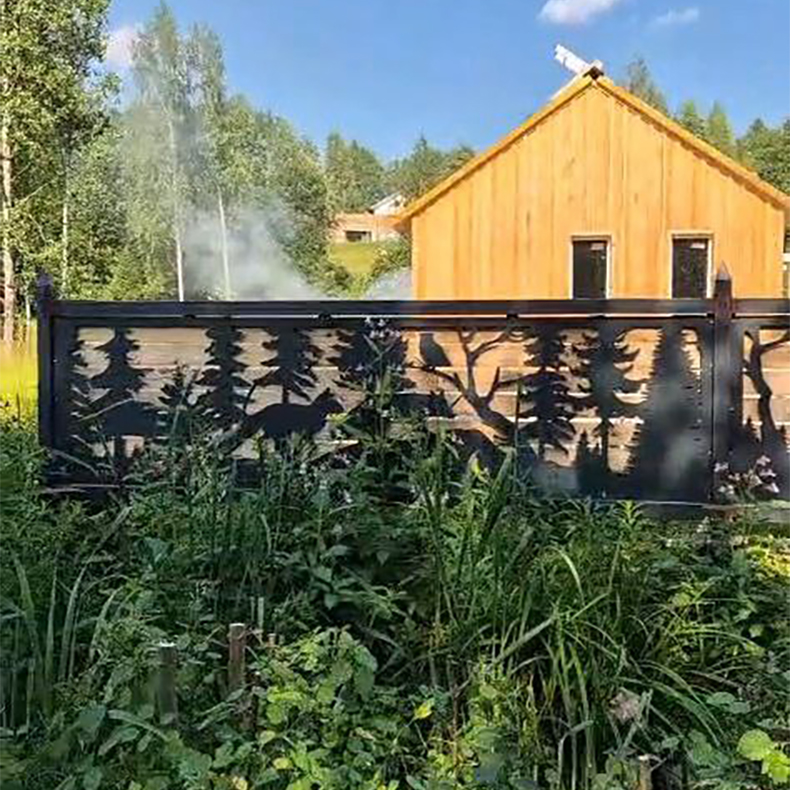 Серия лесных иллюстраций для забора — Изображение №16 — Иллюстрация на Dprofile