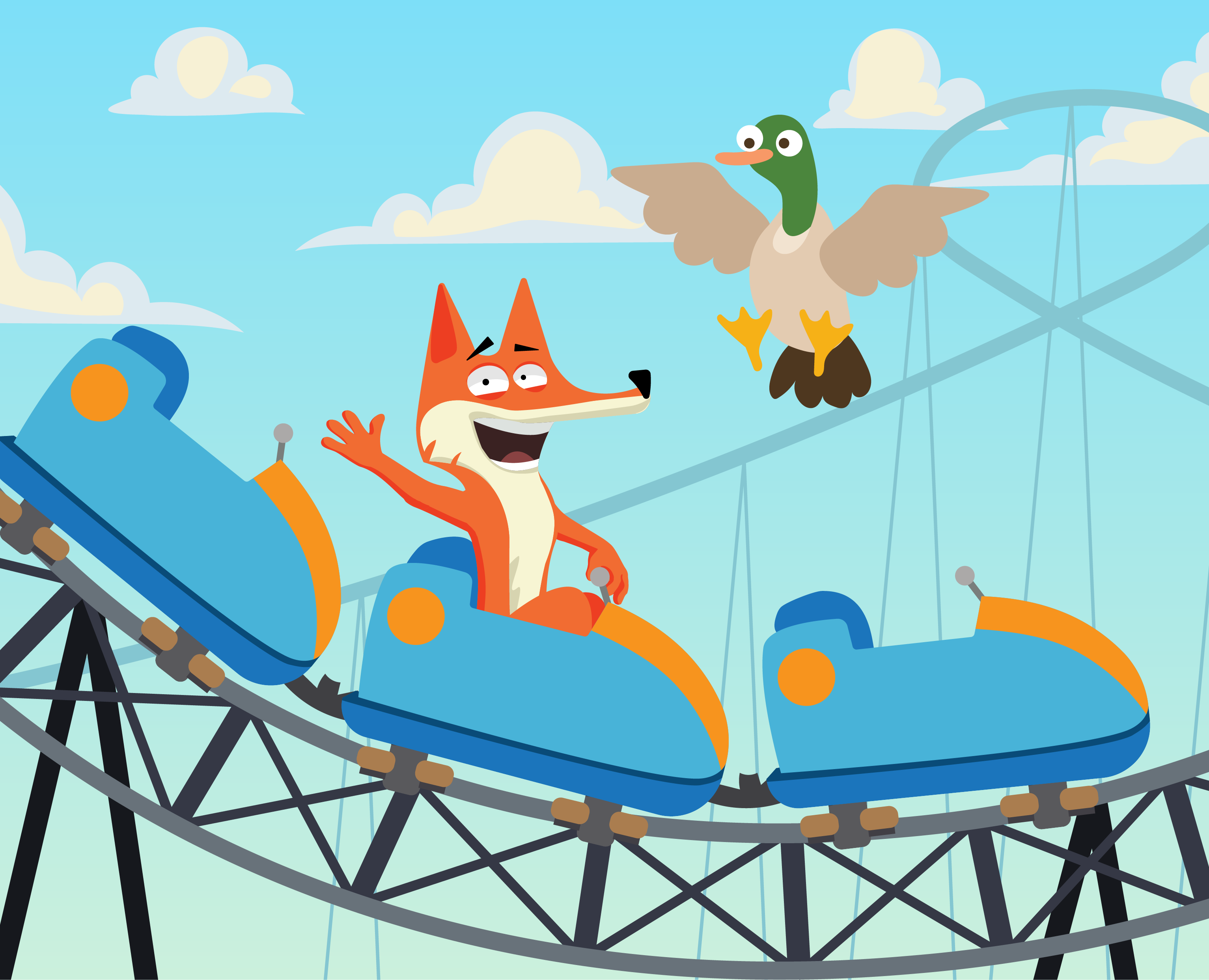 Маскот для приложения — Иллюстрация на Dprofile