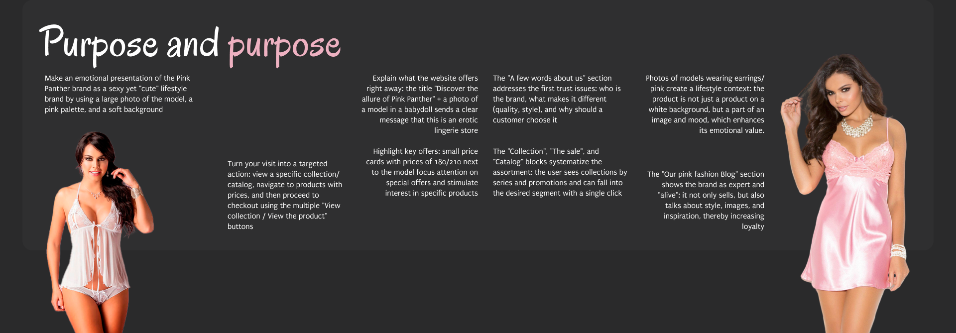 Pink Panther — Online Store Website Design — Изображение №2 — Интерфейсы на Dprofile