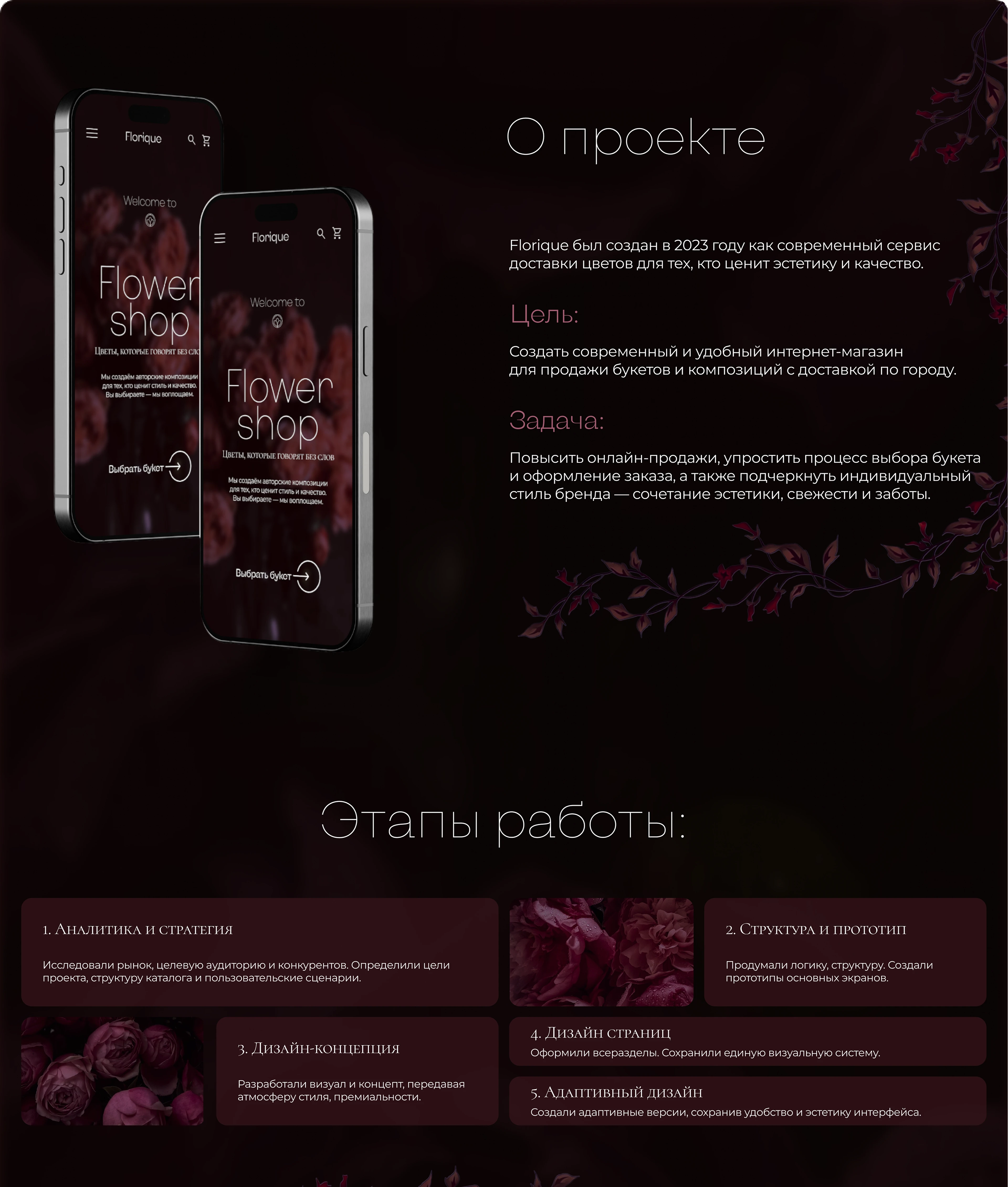 Интернет - магазин цветов — Изображение №2 — Интерфейсы на Dprofile