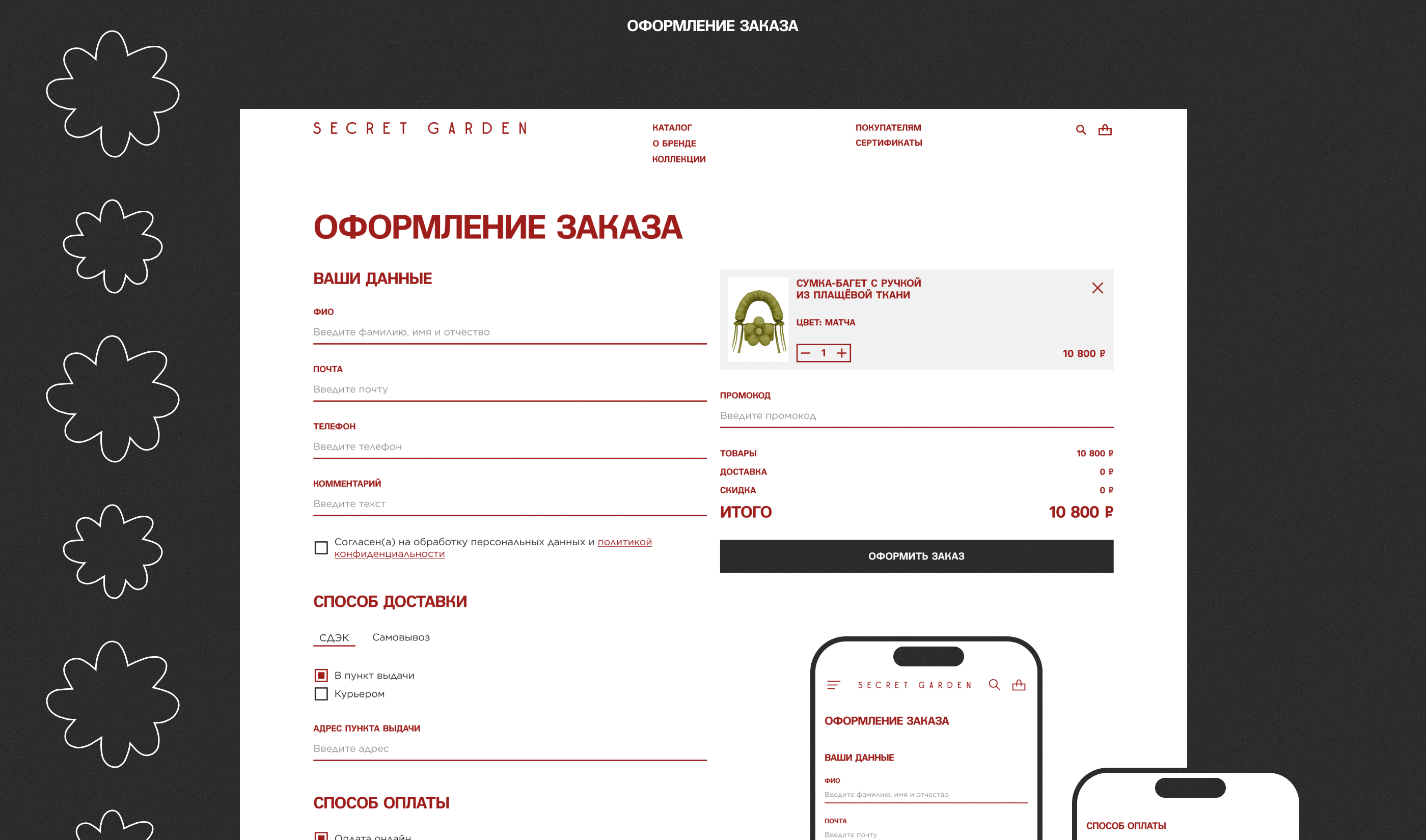 Интернет-магазин дизайнерской одежды — Изображение №14 — Интерфейсы на Dprofile