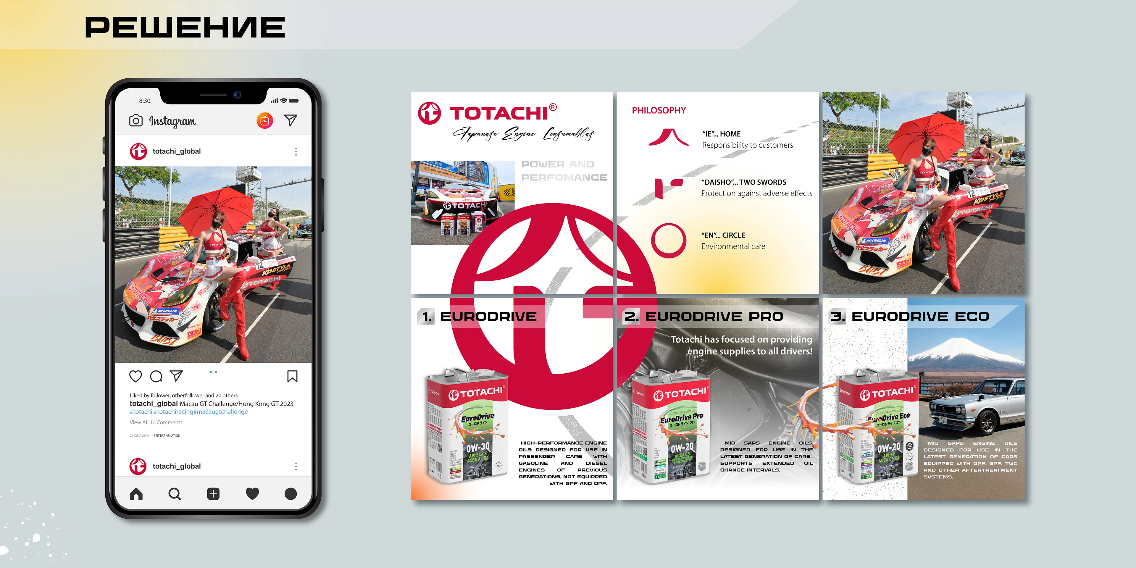 Оформление Instagram для компанииTotachi — Изображение №3 — Анимация, Маркетинг на Dprofile