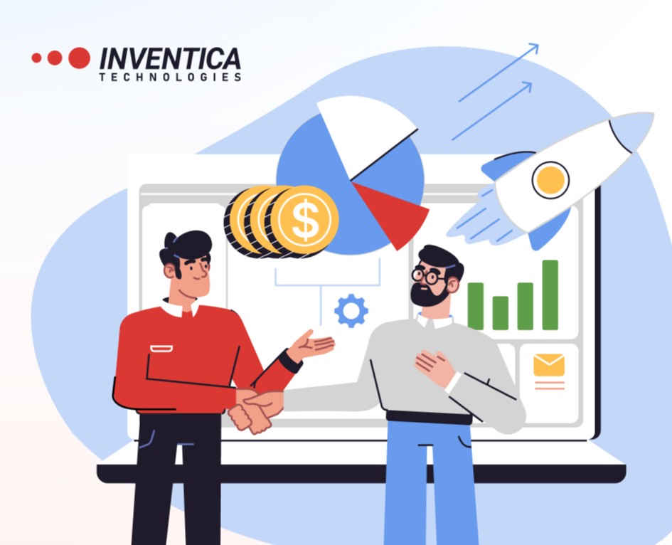 Графические элементы и анимация для сайта INVENTICA — Иллюстрация, Анимация на Dprofile