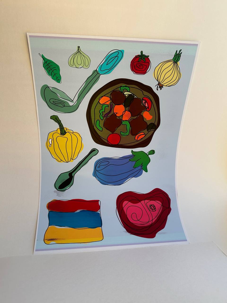 Народное Армянское блюдо - Хашлама — Изображение №7 — Графика на Dprofile