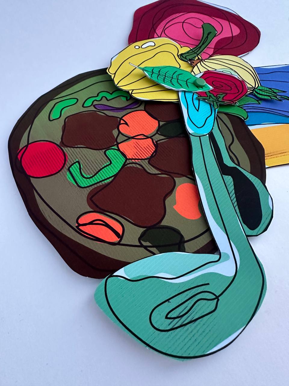 Народное Армянское блюдо - Хашлама — Изображение №4 — Графика на Dprofile