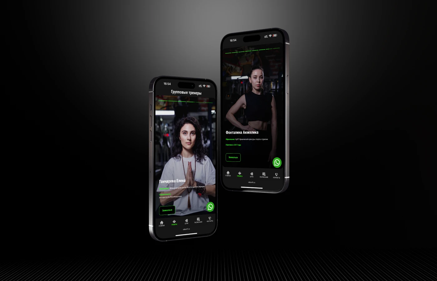 Ребрендинг | Логобук | Веб-сайт | Виктор Фит — Изображение №10 — Интерфейсы, Брендинг на Dprofile