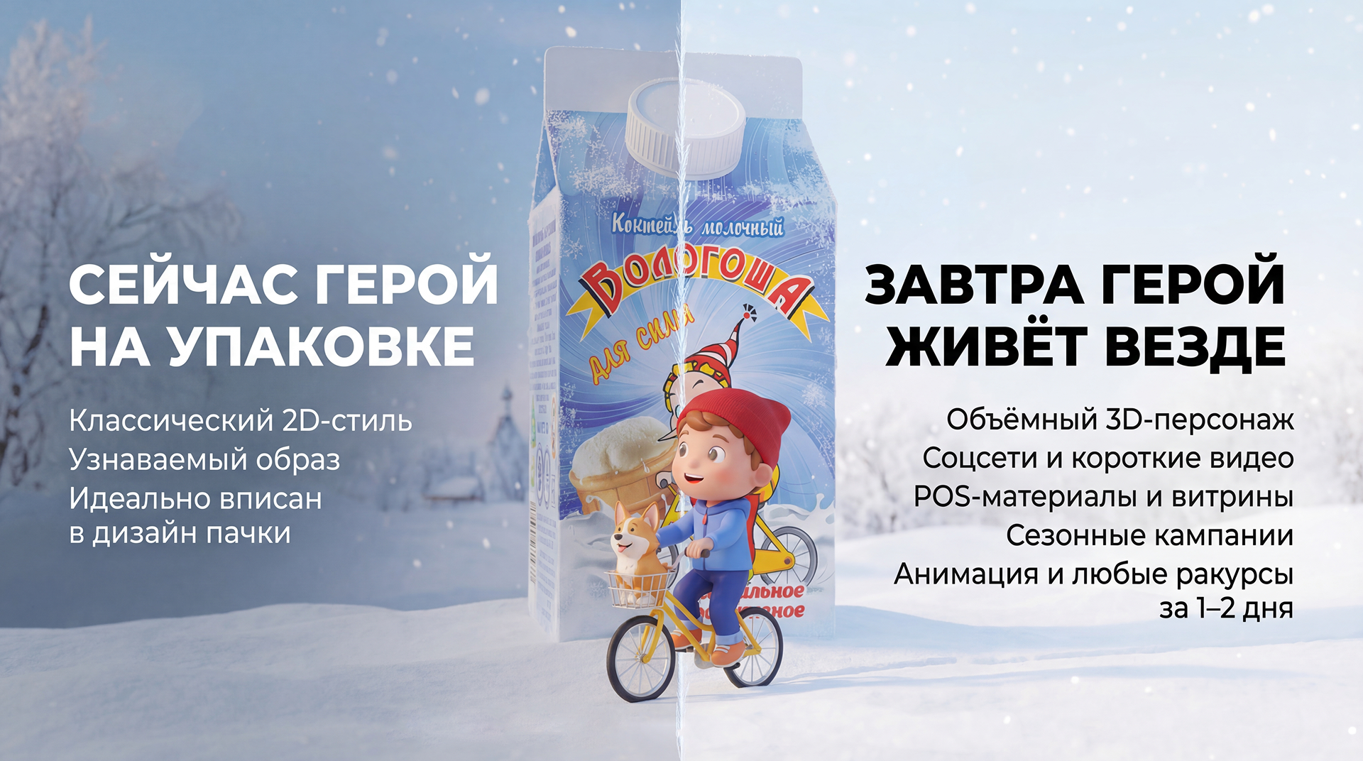 Вологоша в 3D — AI-powered рекламная кампания коктейля — Изображение №2 — Брендинг, Маркетинг на Dprofile