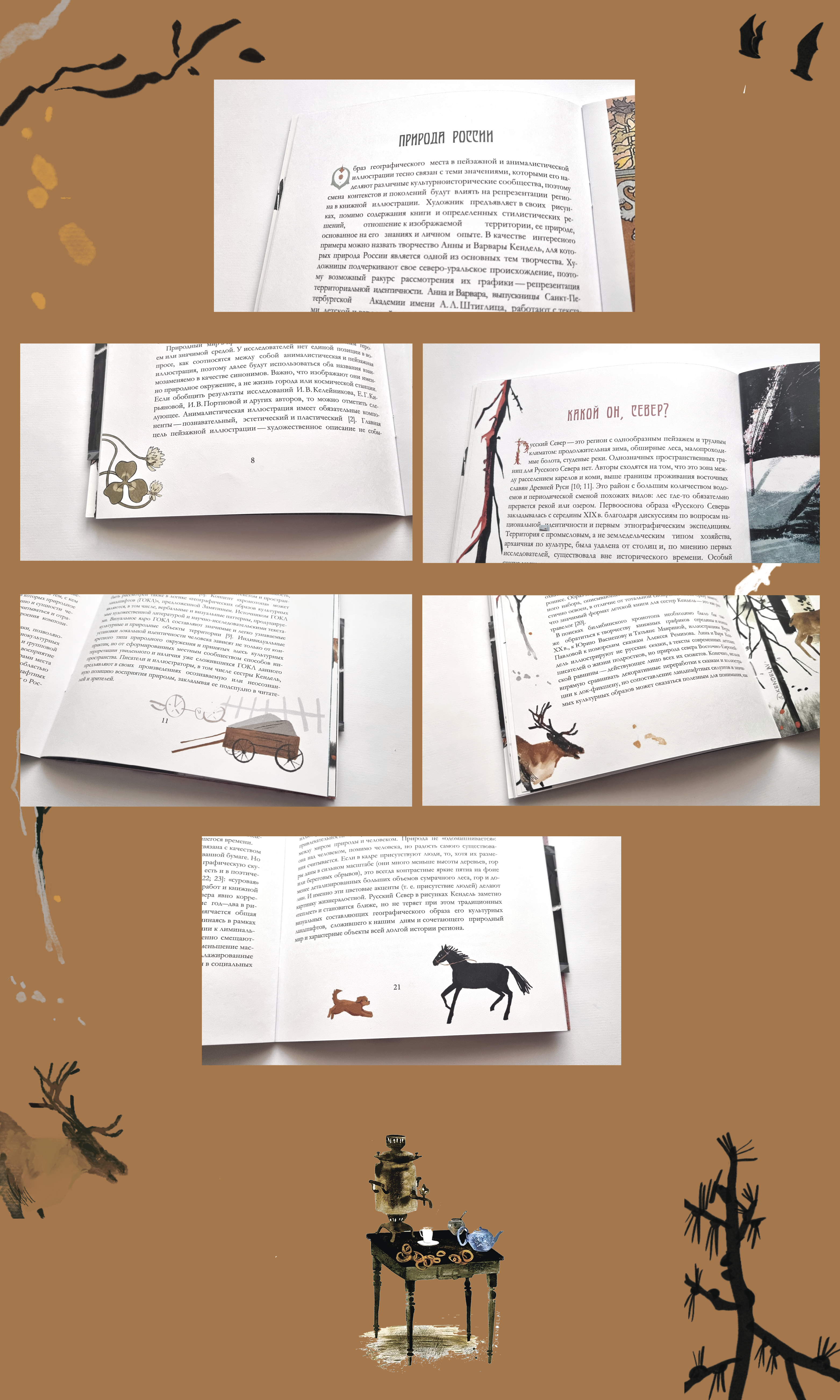 Природа Русского Севера в иллюстрациях Анны и Варвары Кенде… — Изображение №4 — Графика на Dprofile