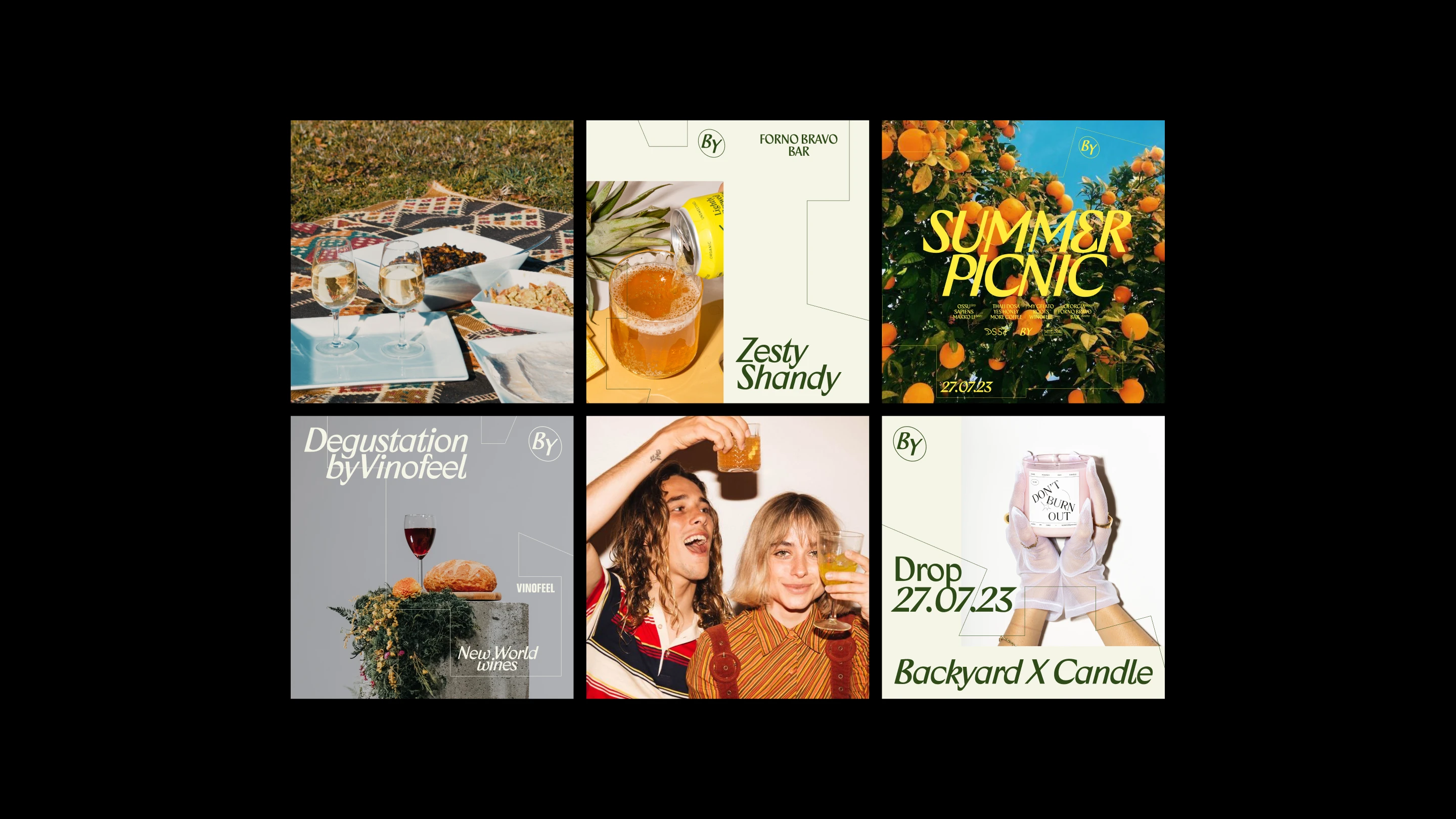 Backyard – Modern food hall branding — Изображение №6 — Брендинг на Dprofile