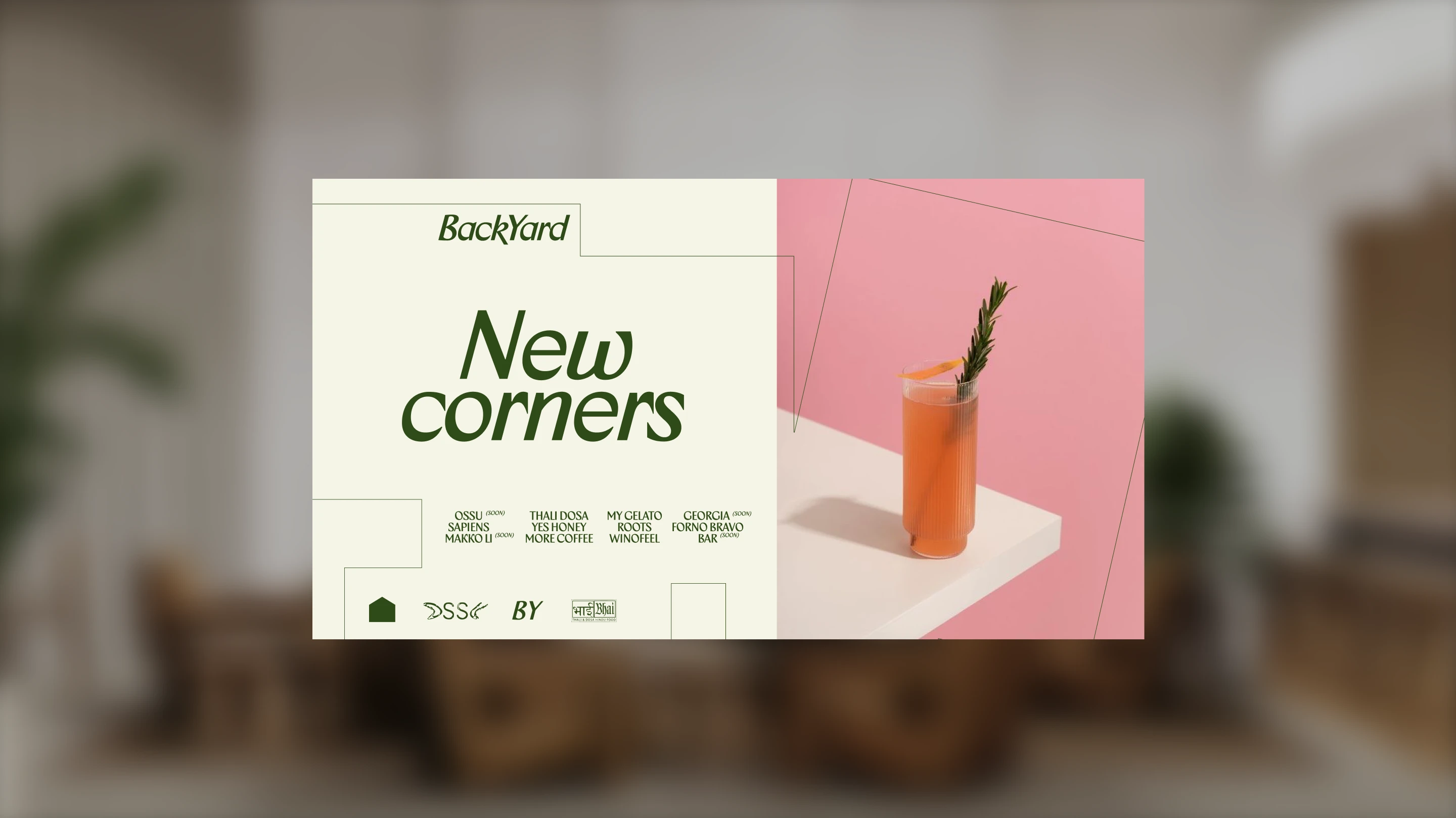 Backyard – Modern food hall branding — Изображение №3 — Брендинг на Dprofile