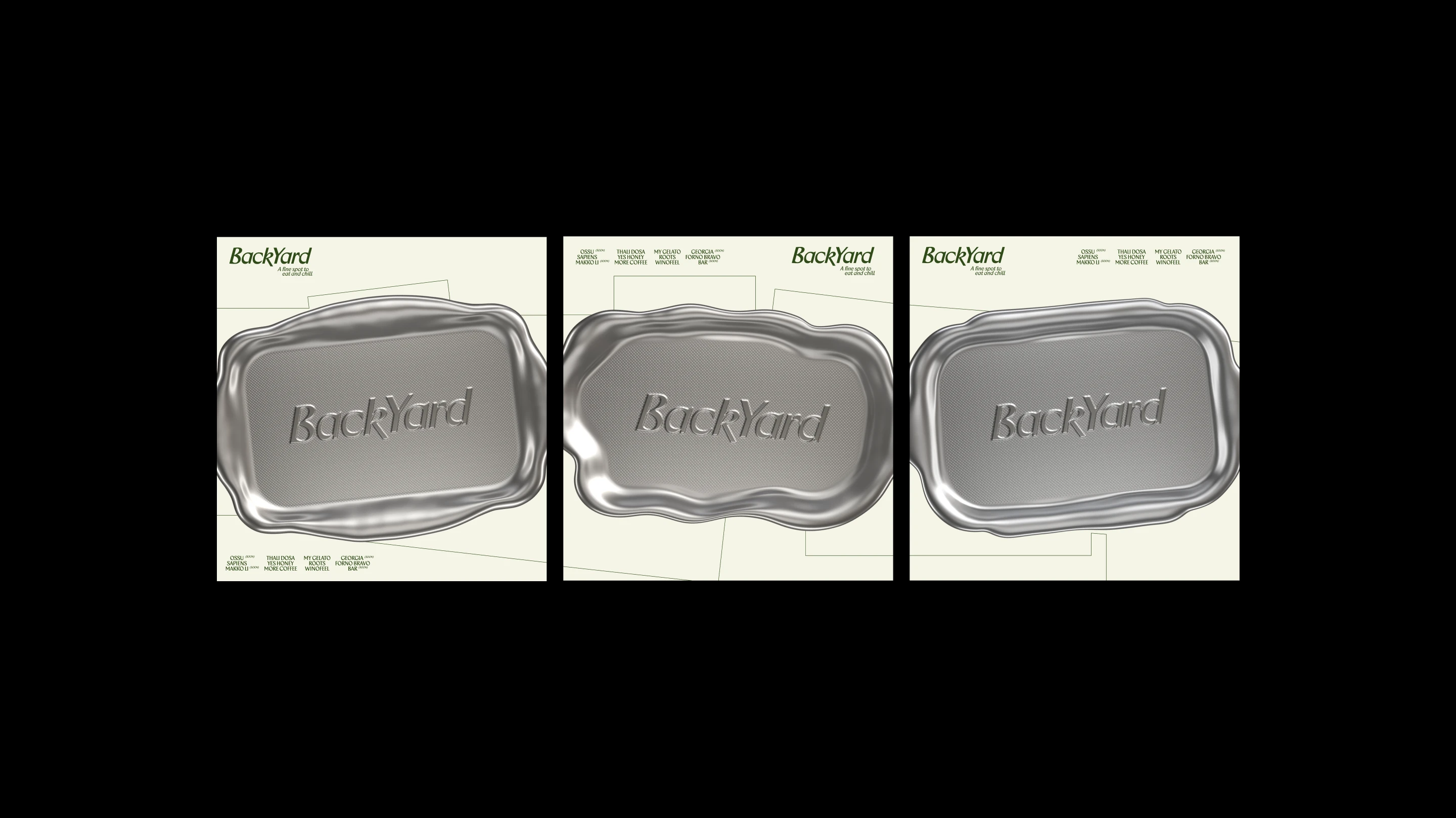 Backyard – Modern food hall branding — Изображение №12 — Брендинг на Dprofile