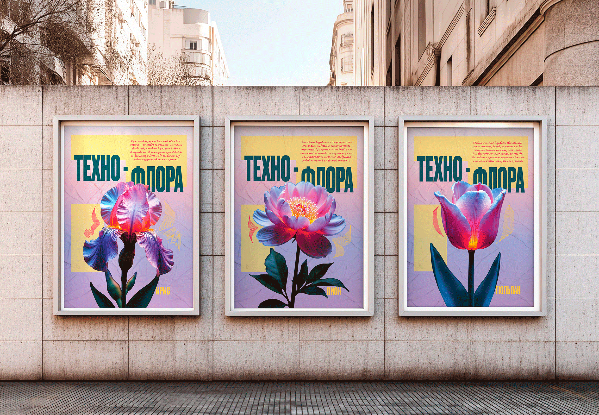 Серия плакатов «ТЕХНО-ФЛОРА» — Изображение №8 — Графика на Dprofile