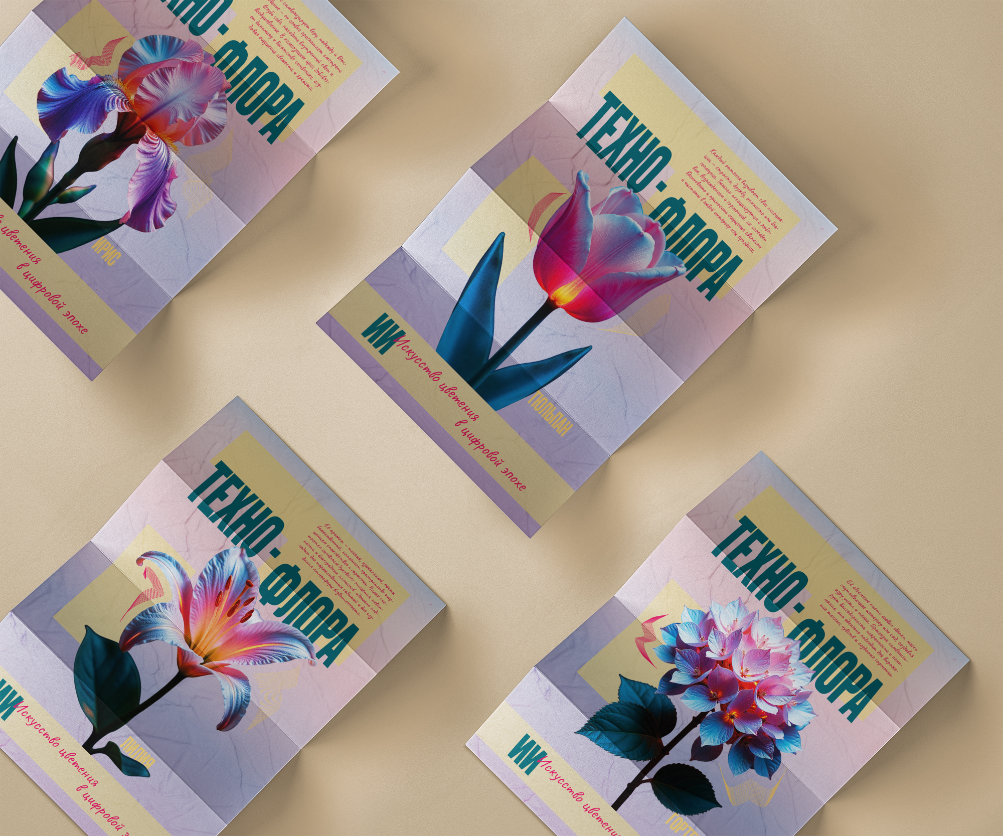 Серия плакатов «ТЕХНО-ФЛОРА» — Изображение №6 — Графика на Dprofile