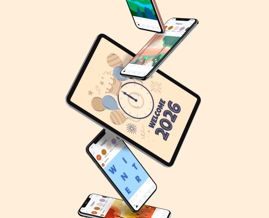 Серия 2D-анимаций: «Времена года и Праздники» на Dprofile