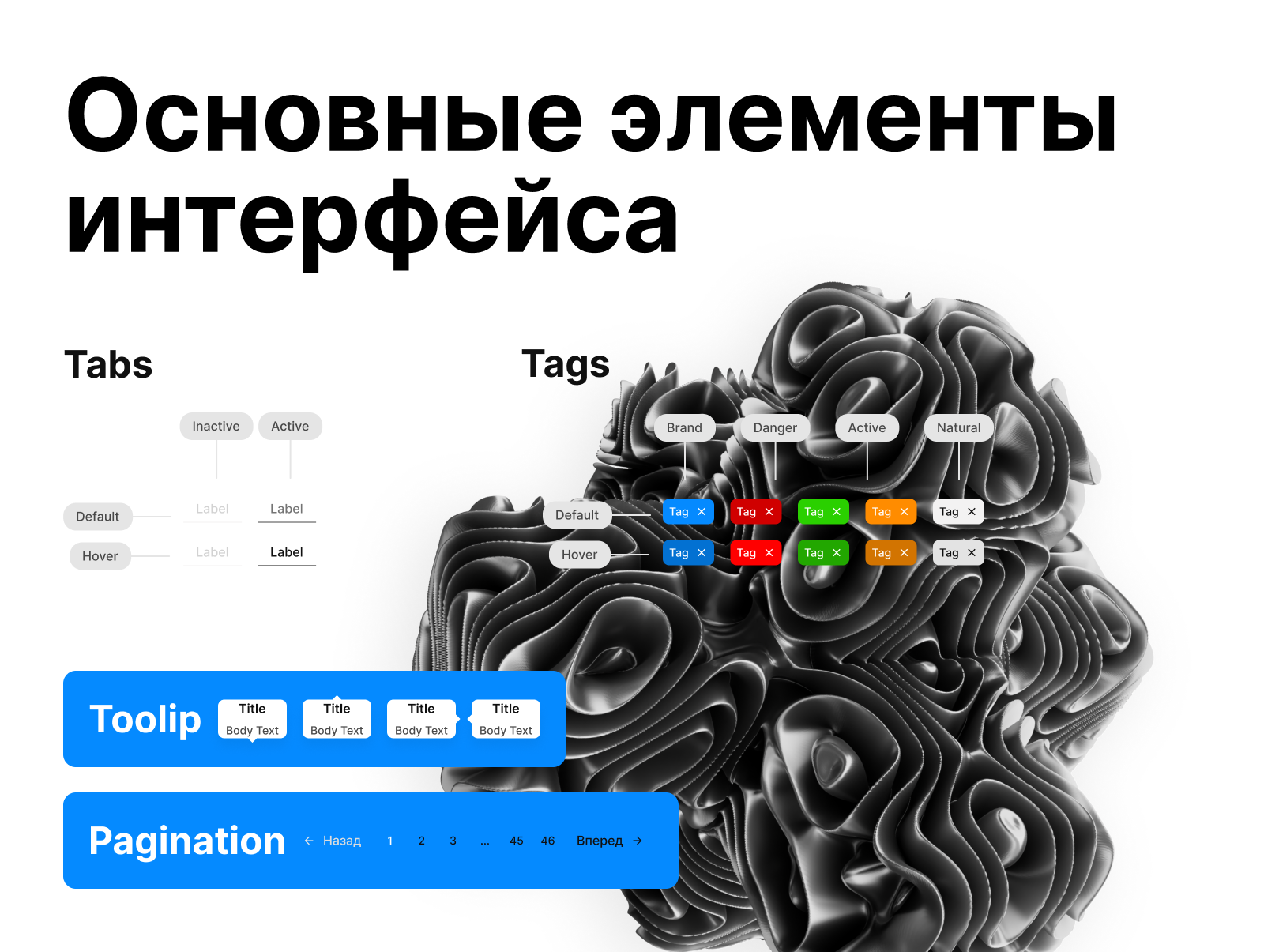 UI KIT MinBase - дизайн система для создания сайтов — Изображение №4 — Интерфейсы на Dprofile