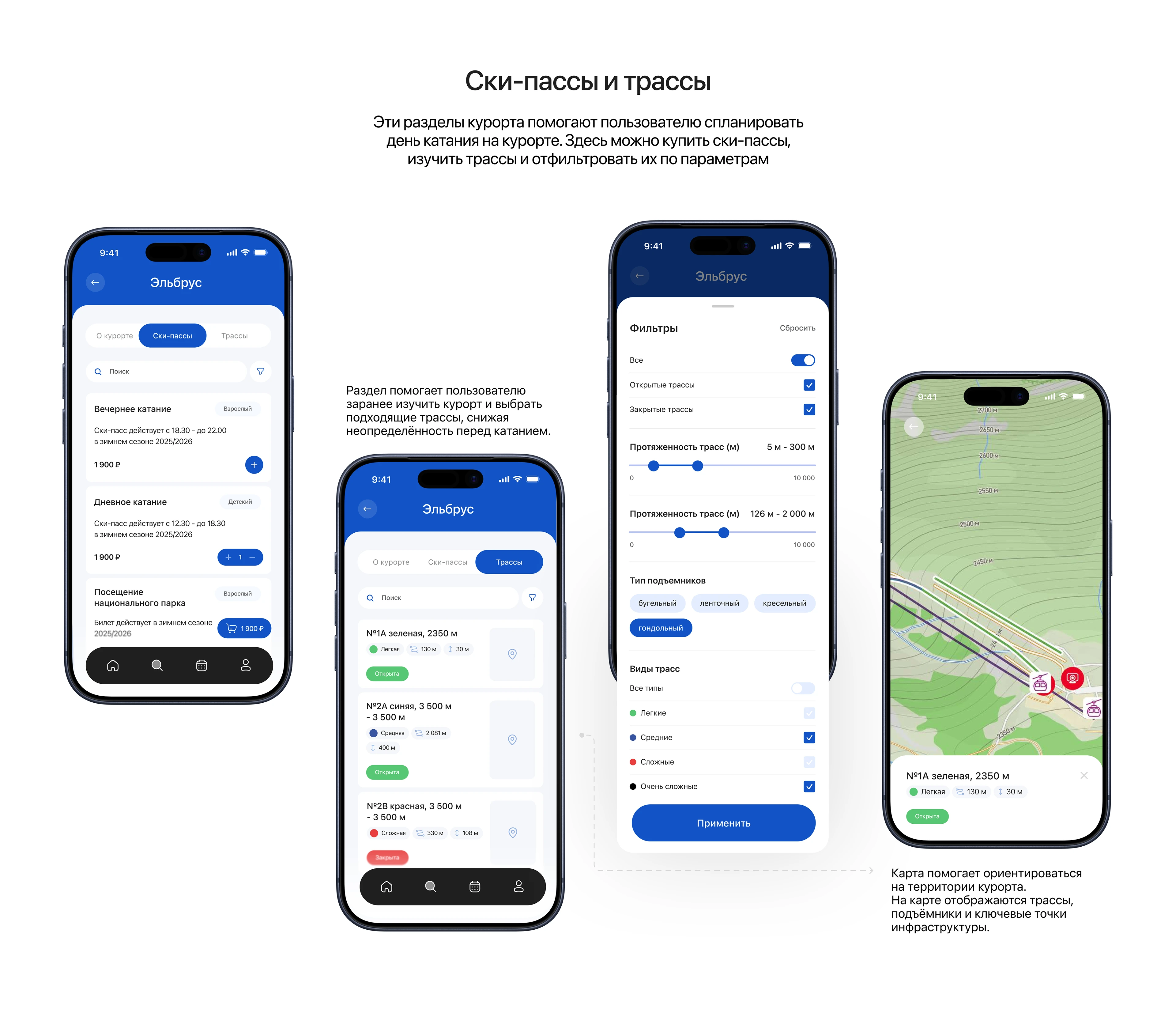 По горам | мобильное приложение — Изображение №14 — Интерфейсы на Dprofile