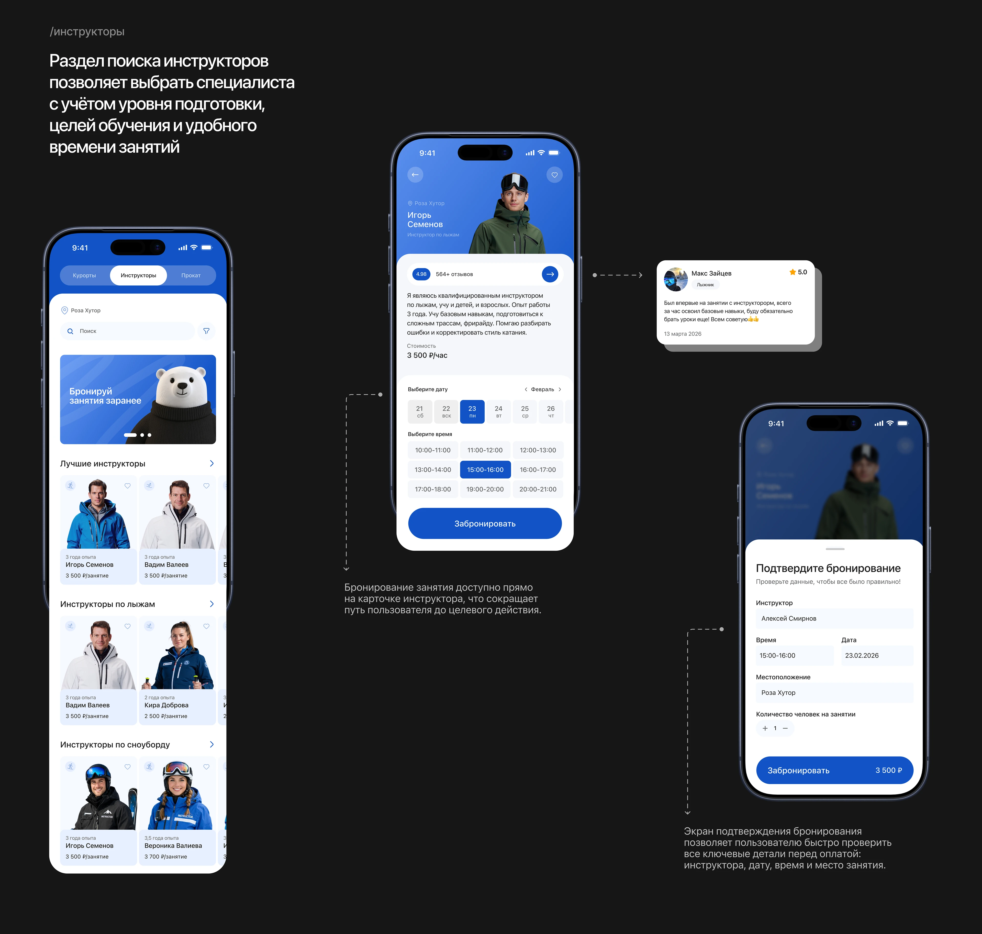 По горам | мобильное приложение — Изображение №16 — Интерфейсы на Dprofile
