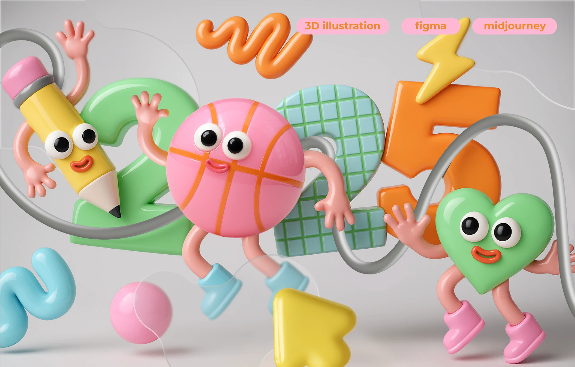 Back to School | 3D Illustration — Изображение №1 — Иллюстрация, Графика на Dprofile