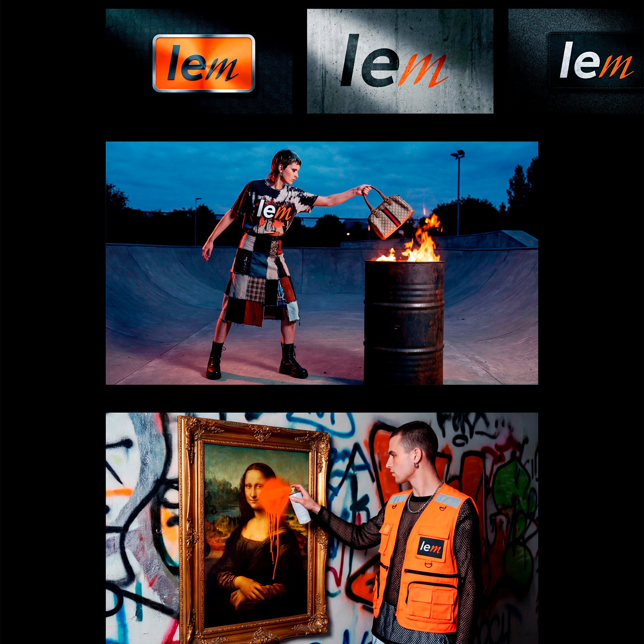 Логотип для бренда уличной одежды lem — Изображение №3 — Брендинг на Dprofile