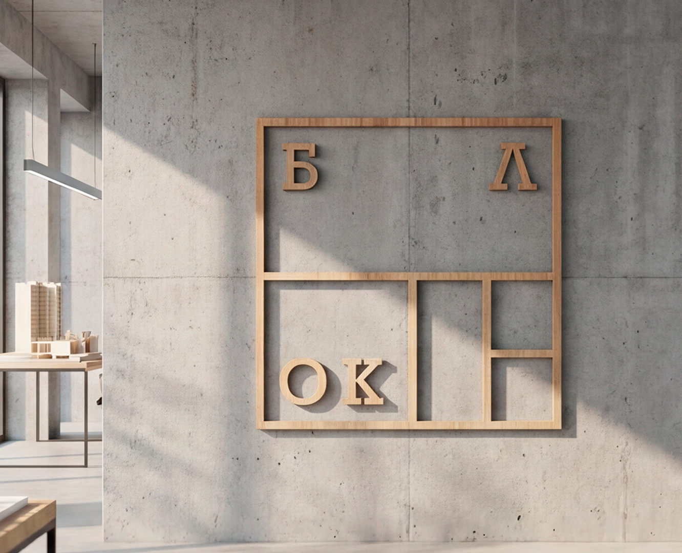 Айдентика для бюро БЛОК на Dprofile