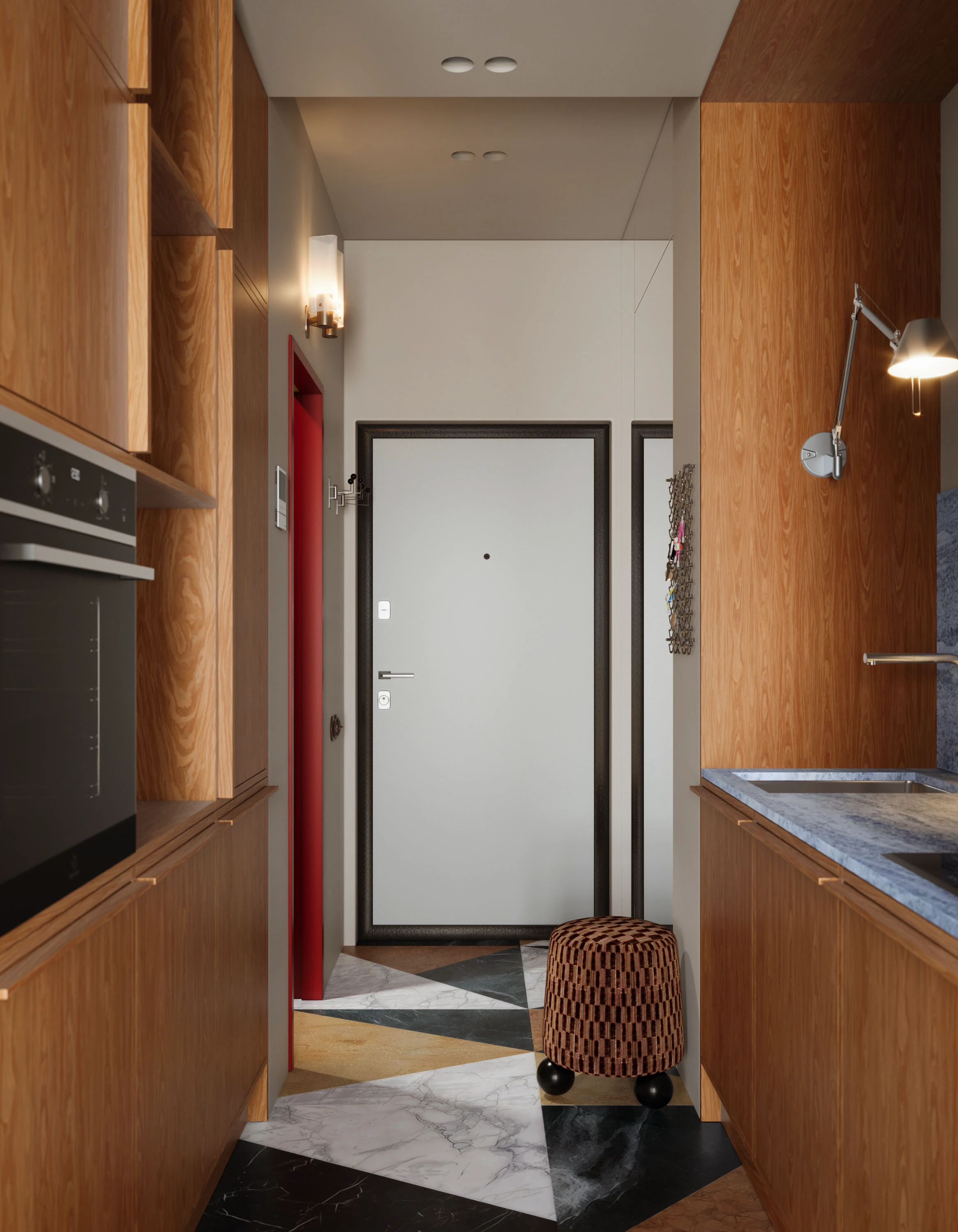 Квартира-студия (ЖК Среда на Лобачевского) — Изображение №2 — Архитектура на Dprofile