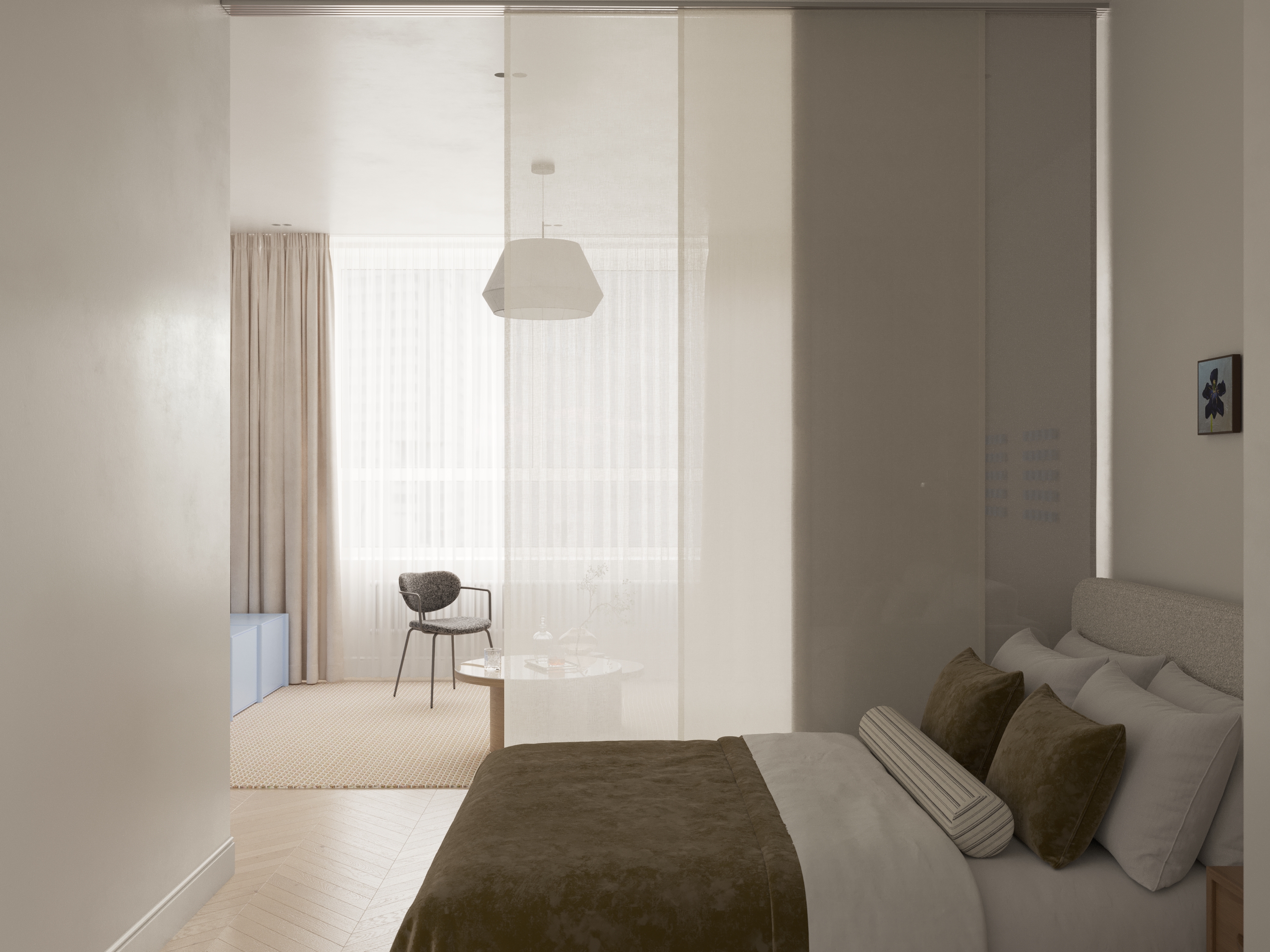 Современный интерьер квартиры с цветовыми акцентами — Изображение №21 — Архитектура на Dprofile