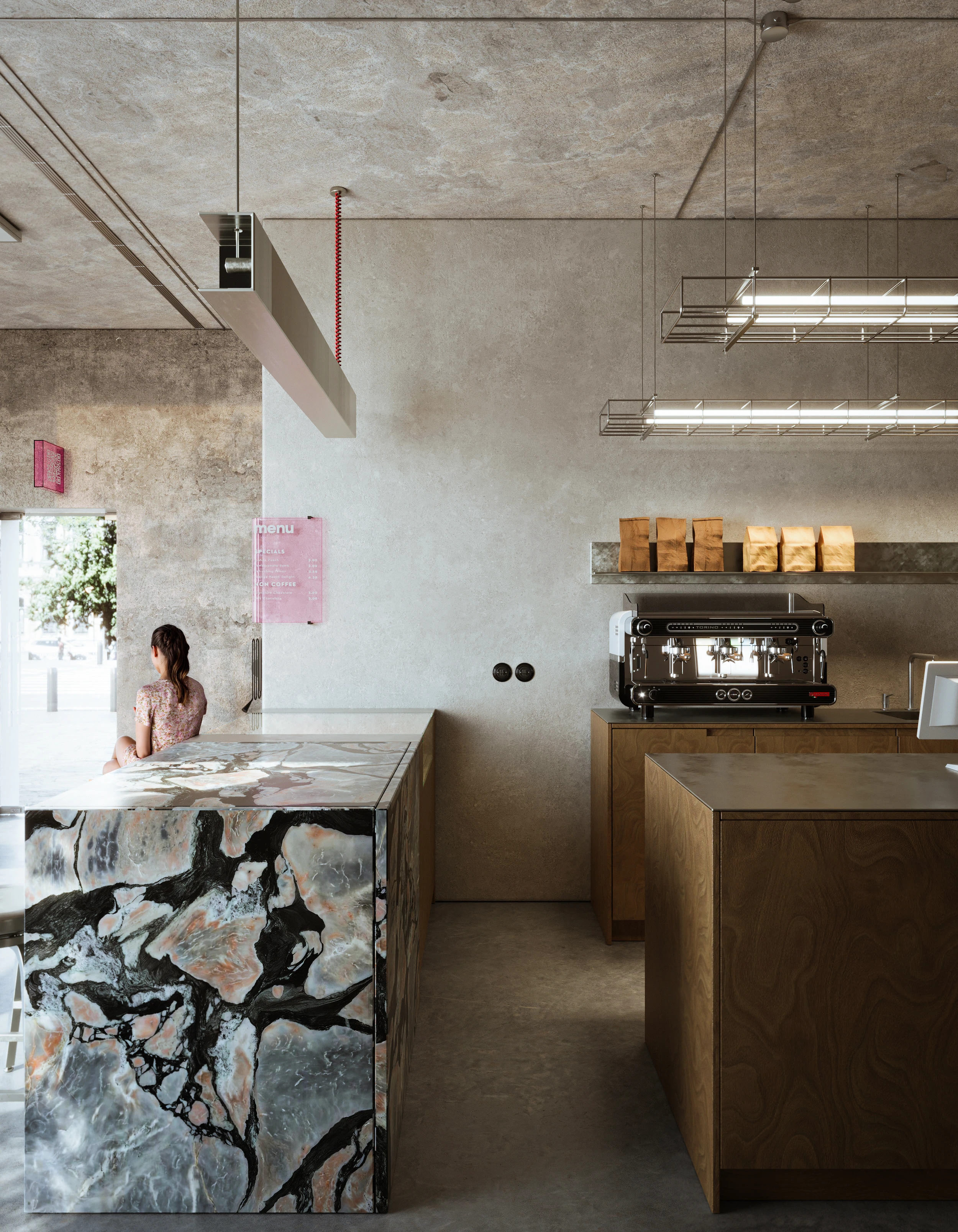 Oreshek cafe | Дизайн кафе — Изображение №4 — Архитектура на Dprofile