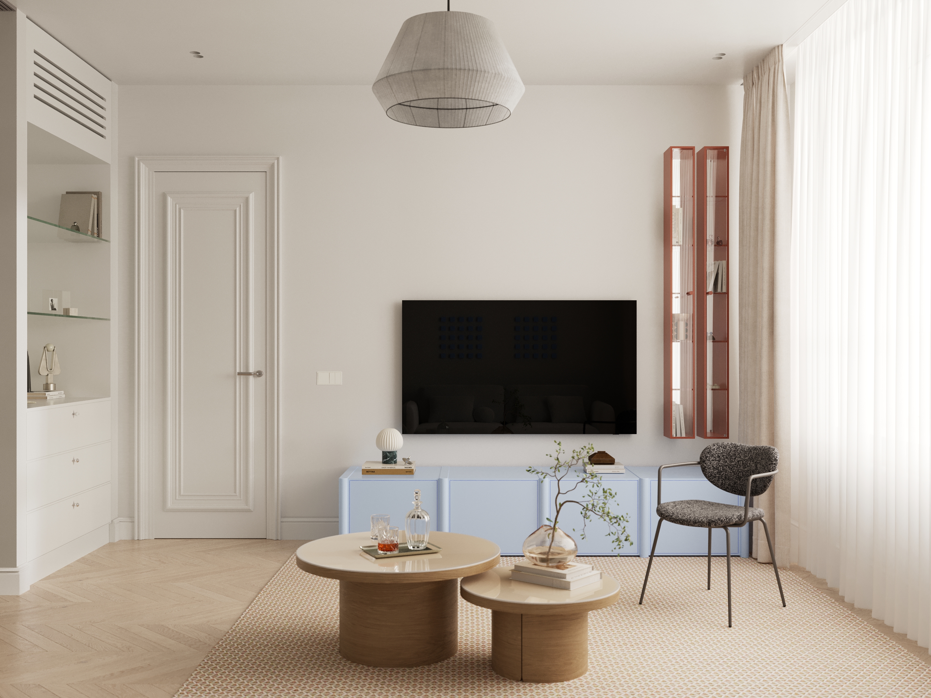 Современный интерьер квартиры с цветовыми акцентами — Изображение №22 — Архитектура на Dprofile