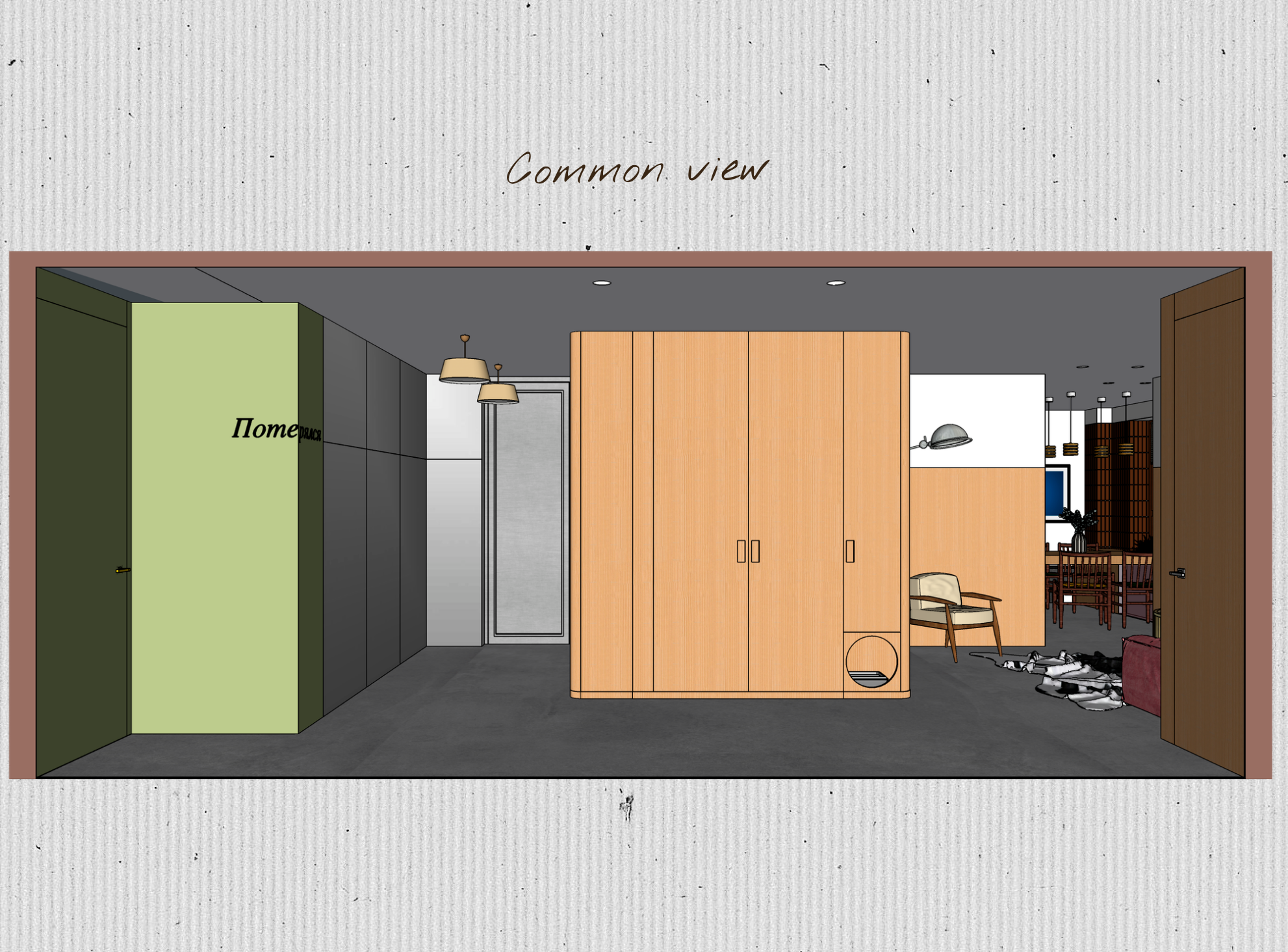 Коллажи SketchUp, квартира — Изображение №4 — Архитектура на Dprofile