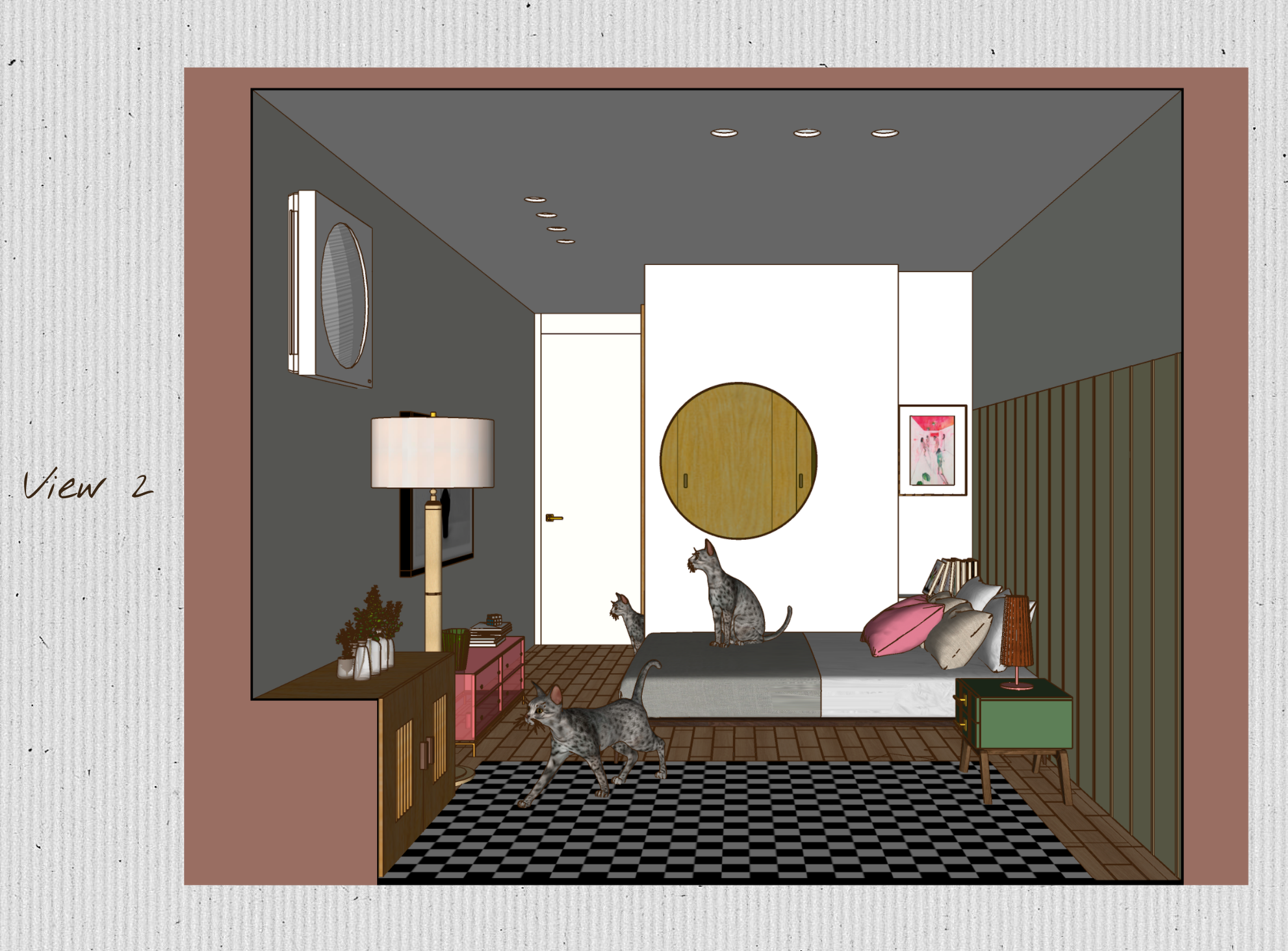 Коллажи SketchUp, квартира — Изображение №12 — Архитектура на Dprofile