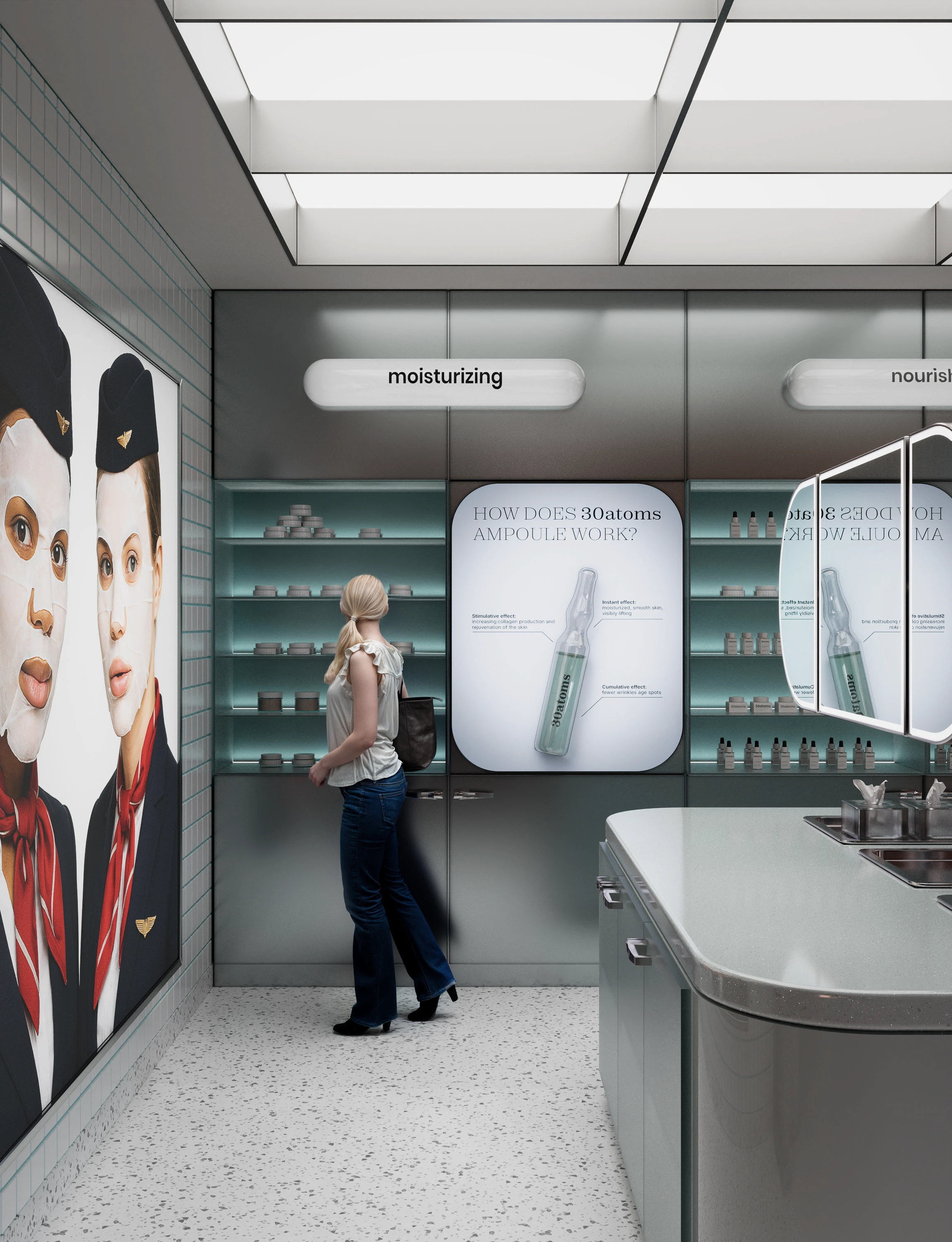 Pop-up store 30atoms | Дизайн магазина, ритейл — Изображение №1 — Архитектура на Dprofile