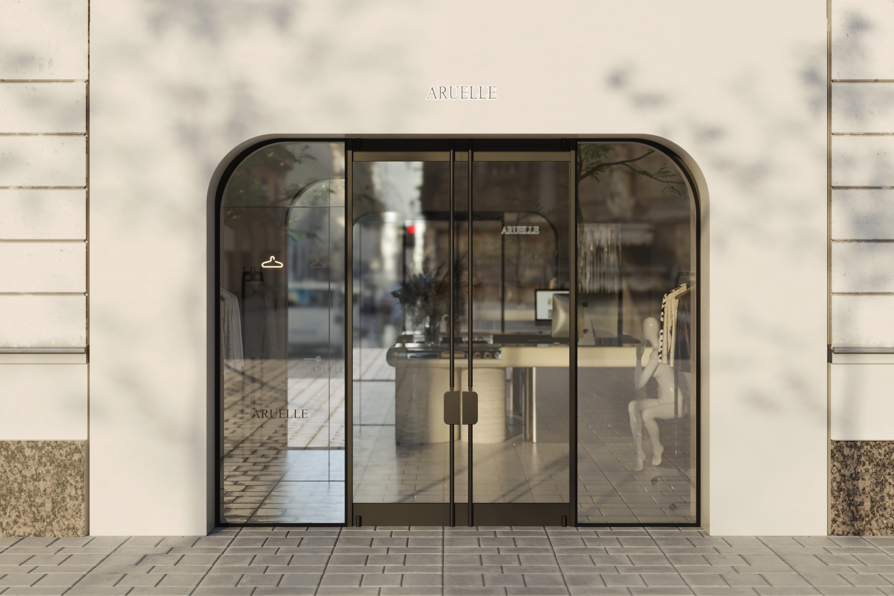 Pop-up store Aruelle| Дизайн магазина, ритейл — Изображение №2 — 3D, Архитектура на Dprofile