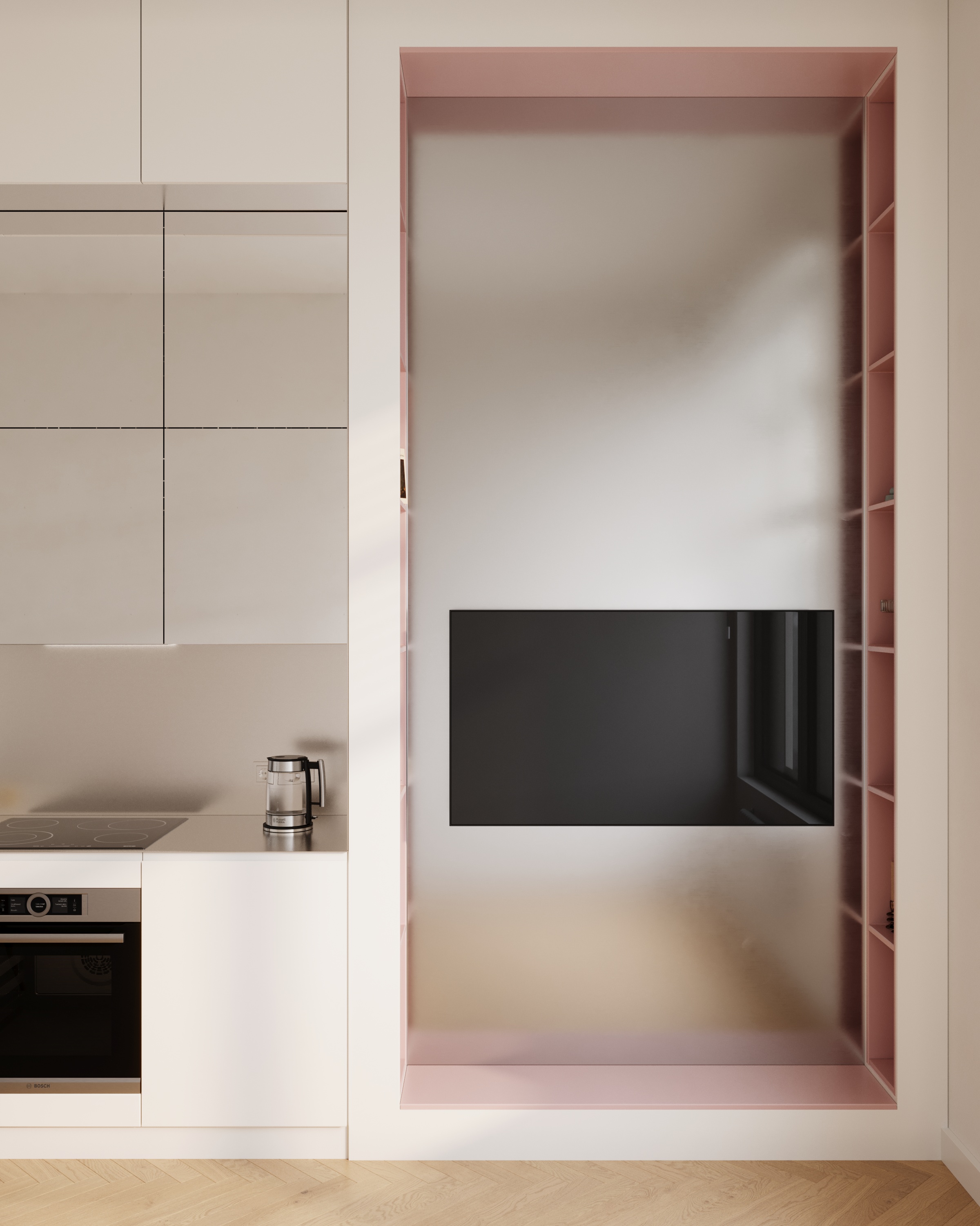 Кухня-гостиная (ЖК "Резиденции Сколково) — Изображение №4 — Архитектура на Dprofile