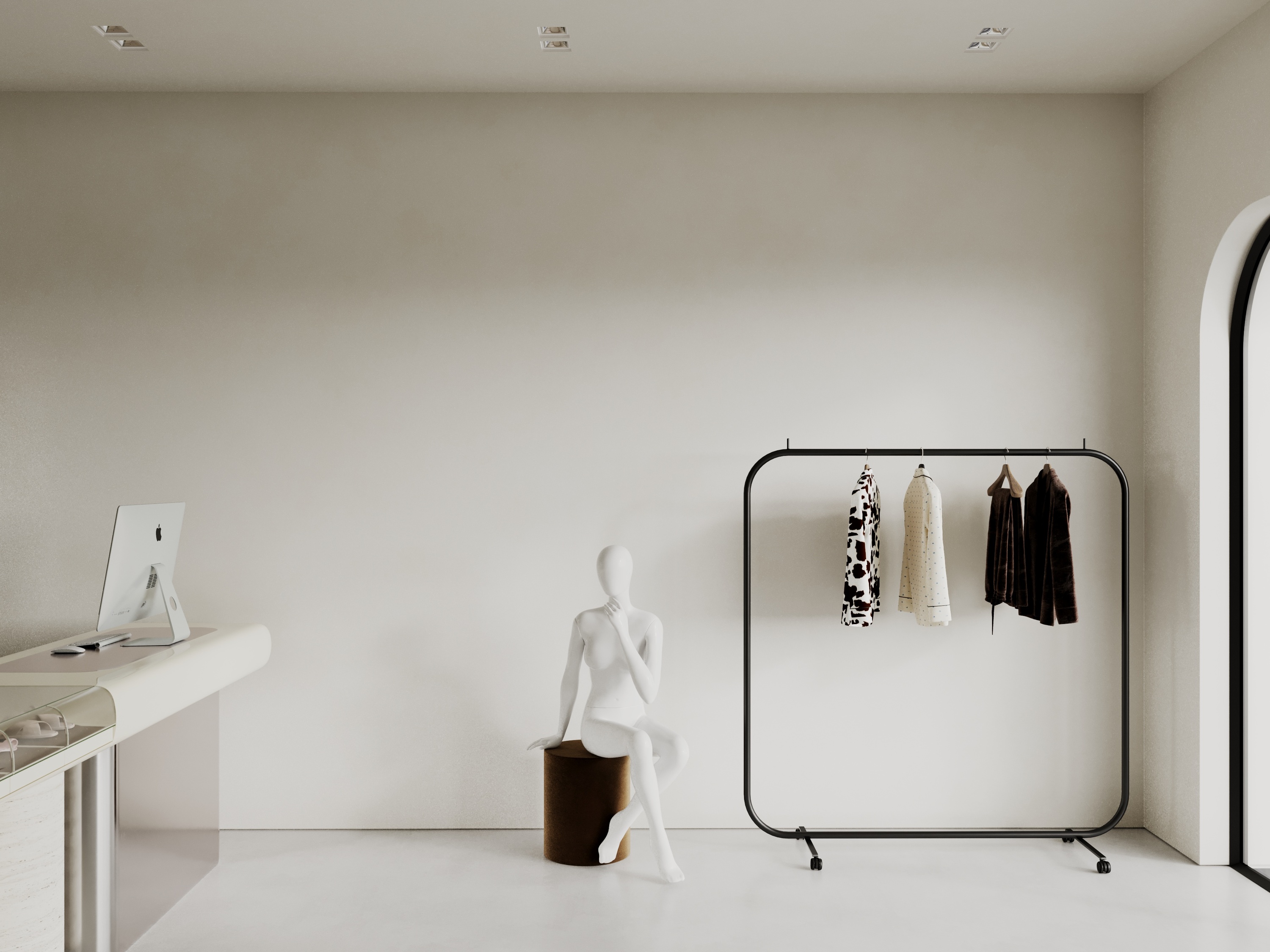 Pop-up store Aruelle| Дизайн магазина, ритейл — Изображение №8 — 3D, Архитектура на Dprofile