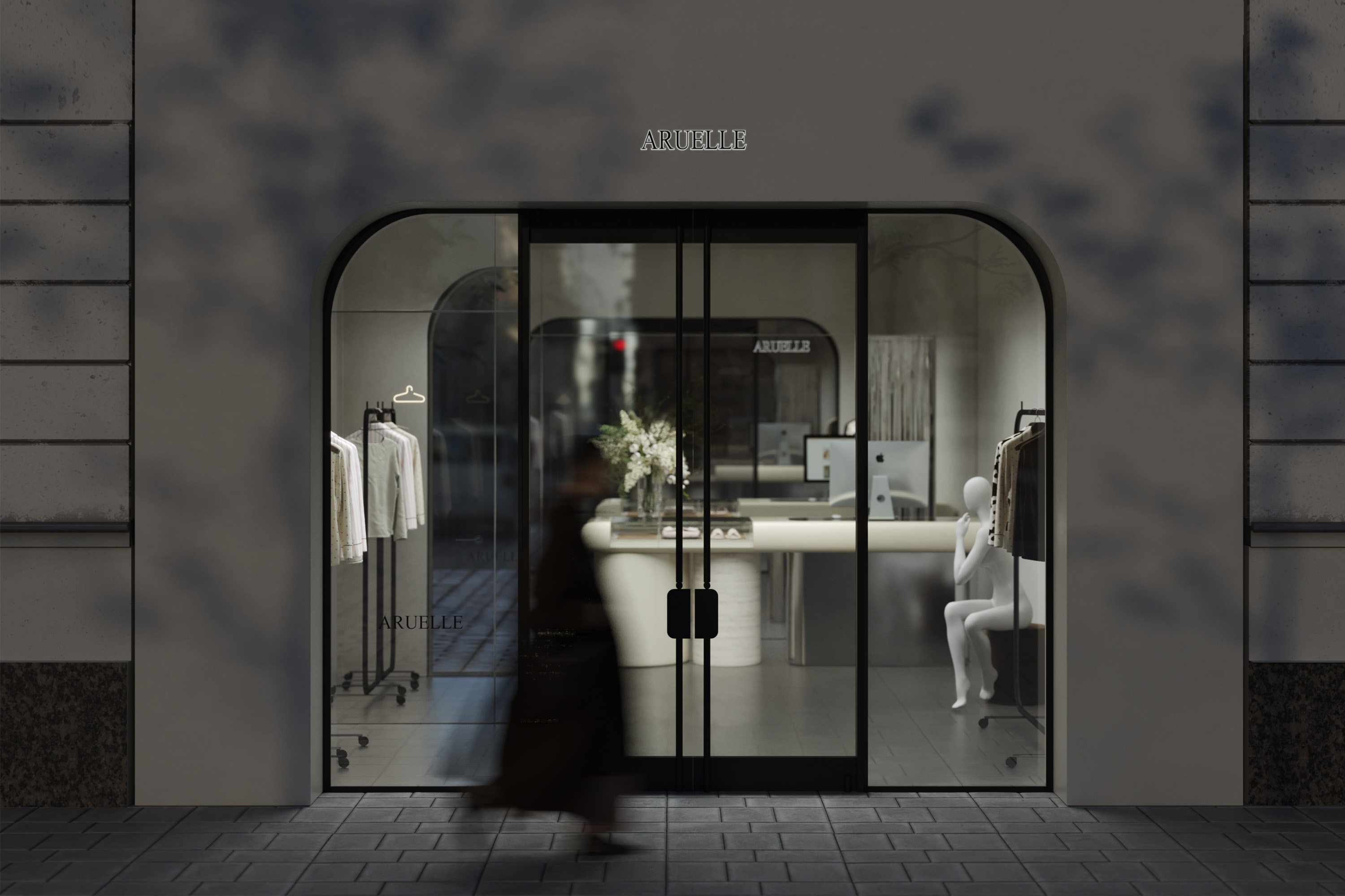 Pop-up store Aruelle| Дизайн магазина, ритейл — Изображение №5 — 3D, Архитектура на Dprofile