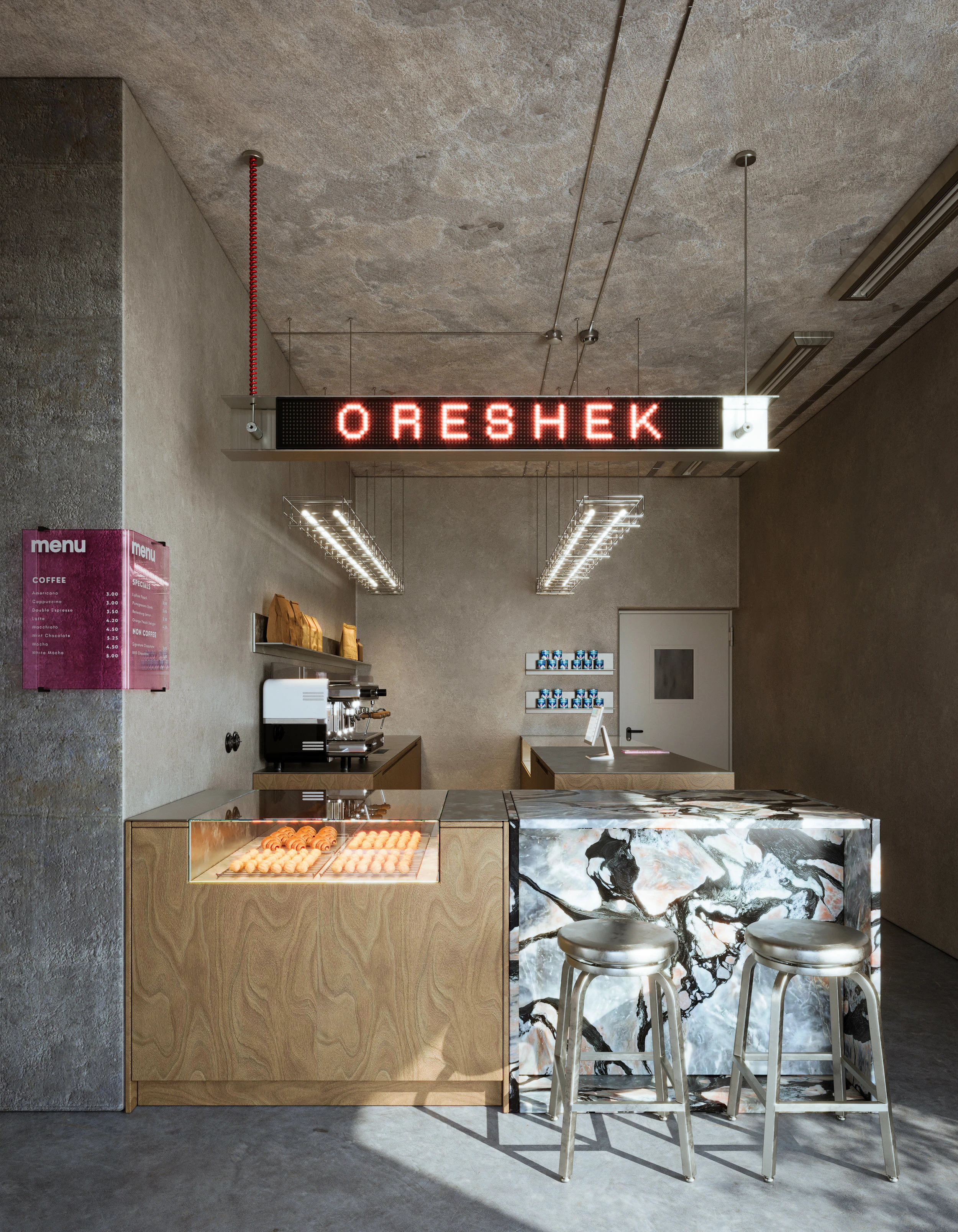 Oreshek cafe | Дизайн кафе — Изображение №13 — Архитектура на Dprofile