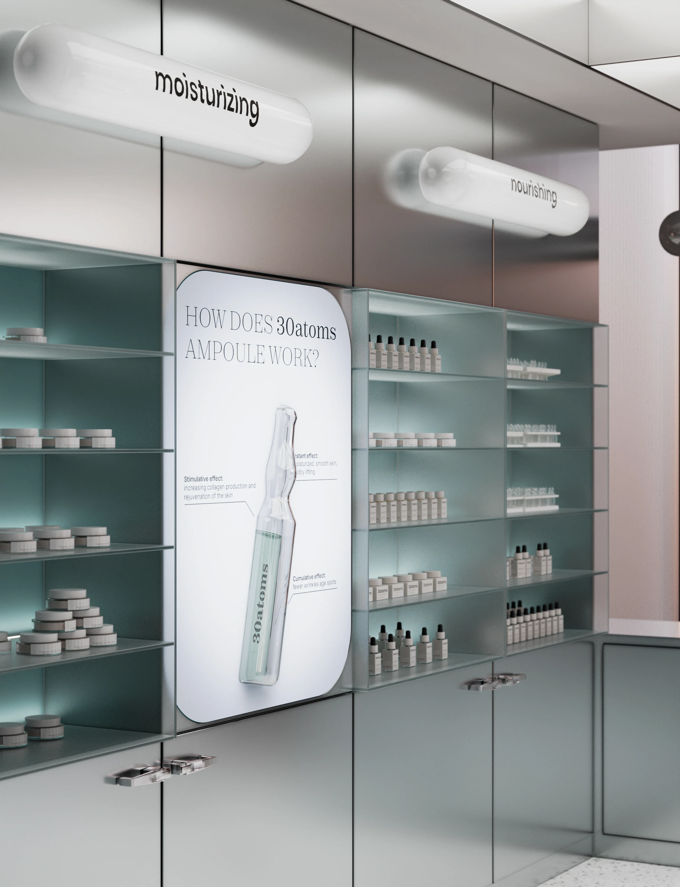 Pop-up store 30atoms | Дизайн магазина, ритейл — Изображение №14 — Архитектура на Dprofile