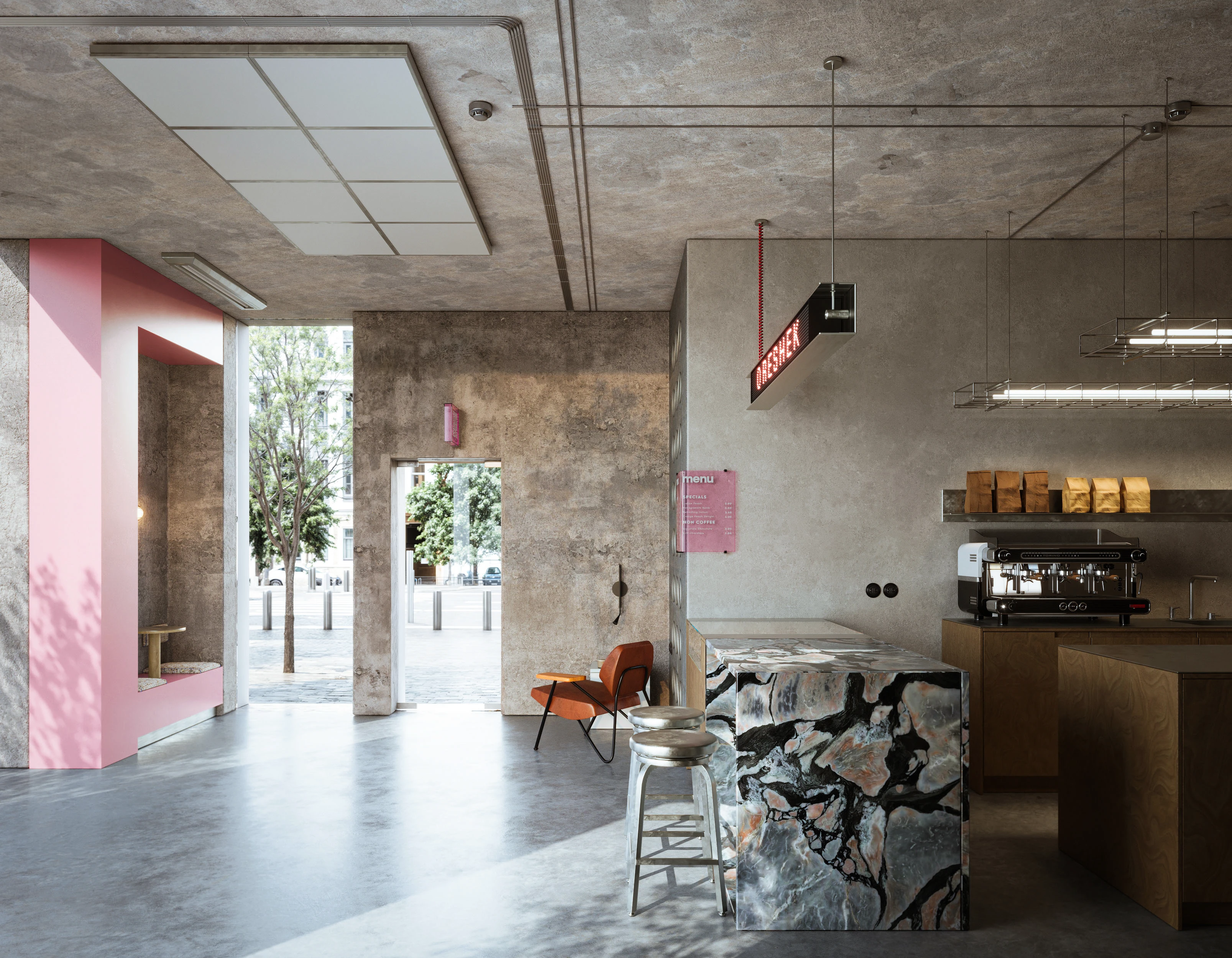 Oreshek cafe | Дизайн кафе — Изображение №7 — Архитектура на Dprofile