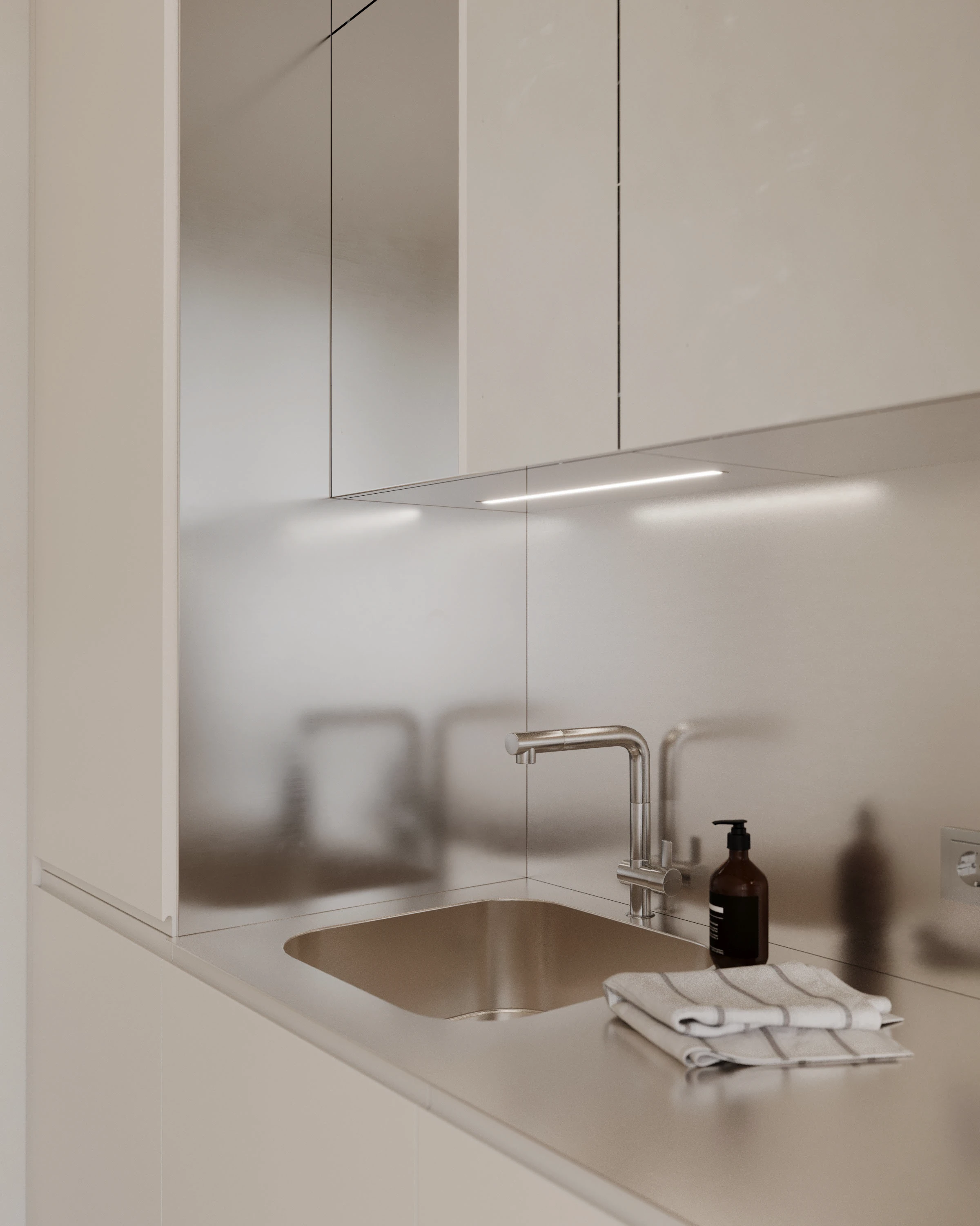 Кухня-гостиная (ЖК "Резиденции Сколково) — Изображение №5 — Архитектура на Dprofile