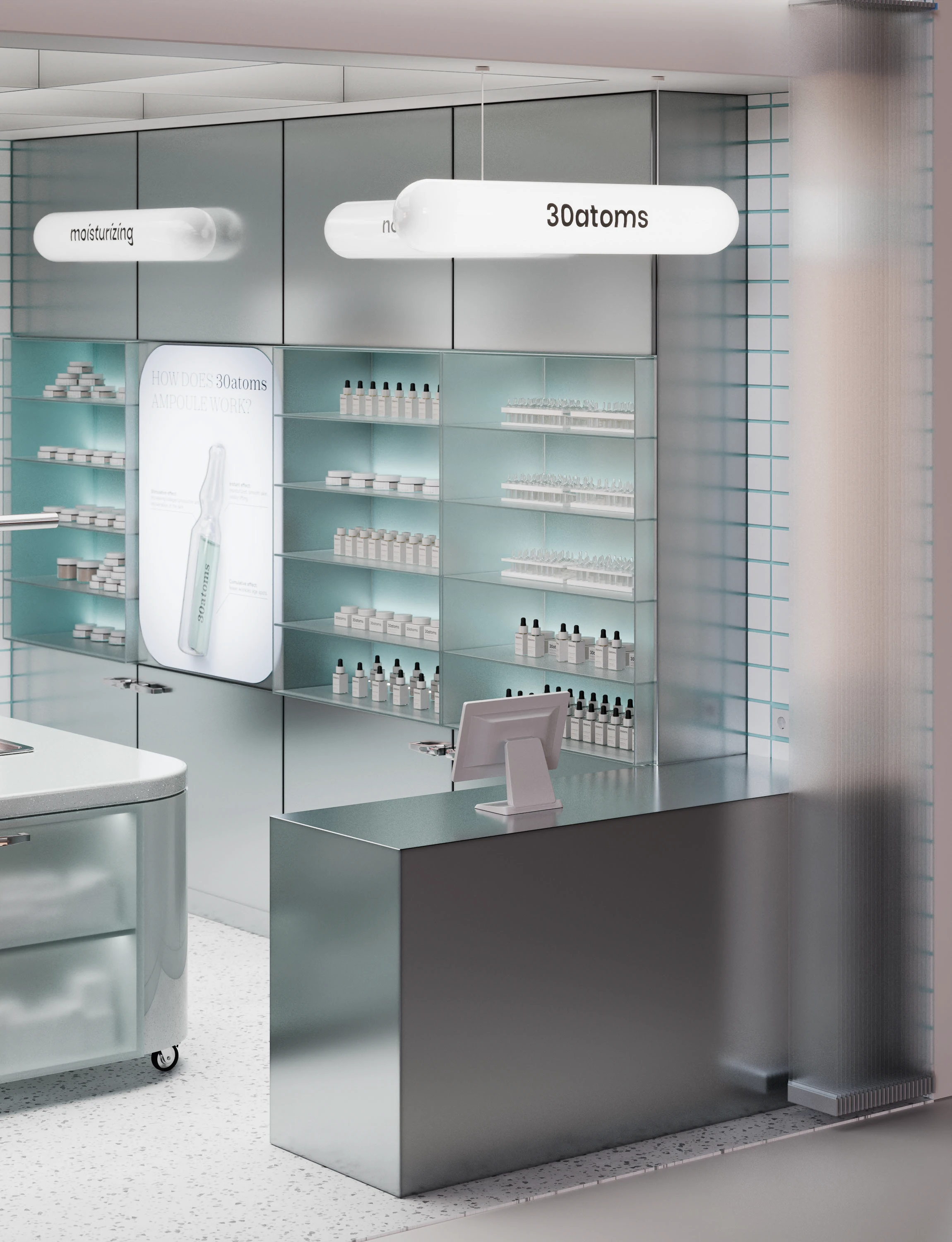 Pop-up store 30atoms | Дизайн магазина, ритейл — Изображение №3 — Архитектура на Dprofile