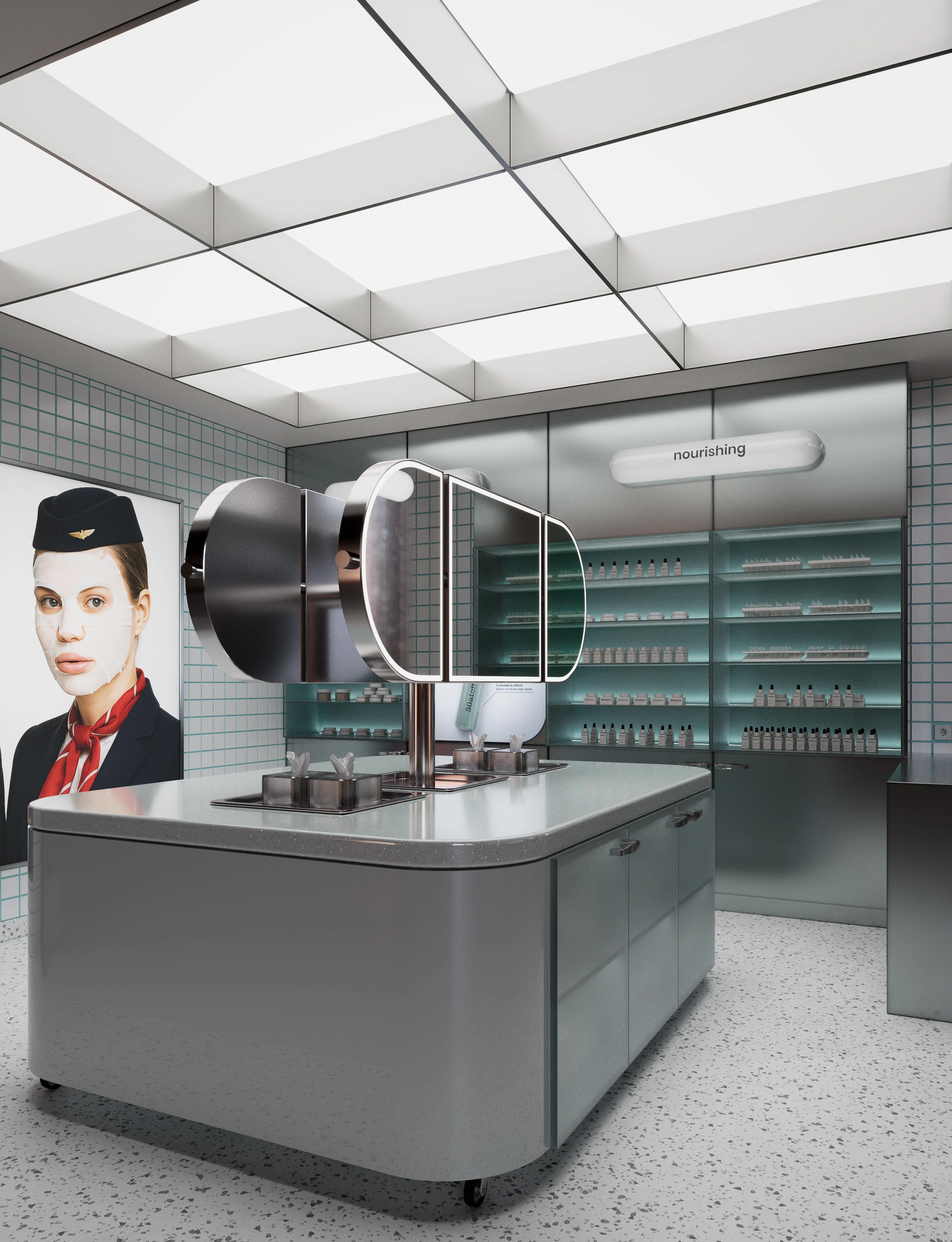 Pop-up store 30atoms | Дизайн магазина, ритейл — Изображение №8 — Архитектура на Dprofile