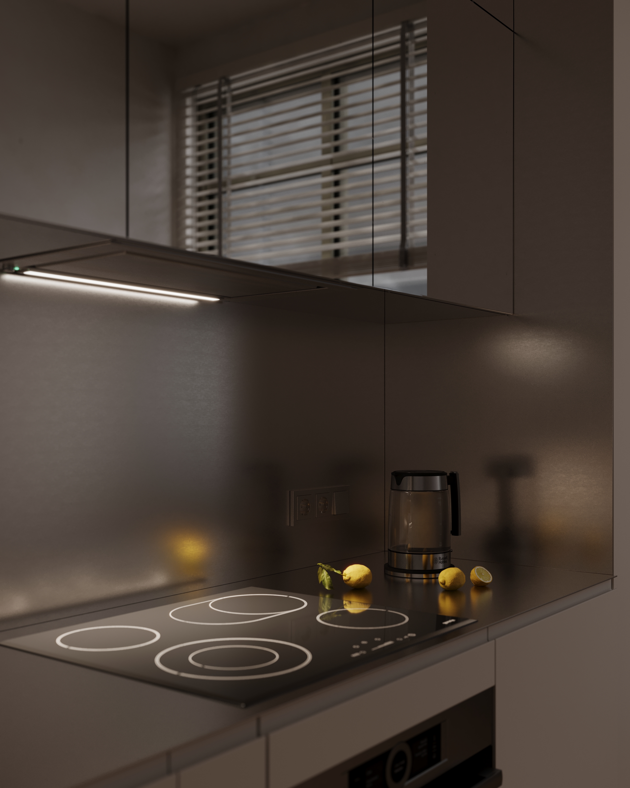 Кухня-гостиная (ЖК "Резиденции Сколково) — Изображение №8 — Архитектура на Dprofile