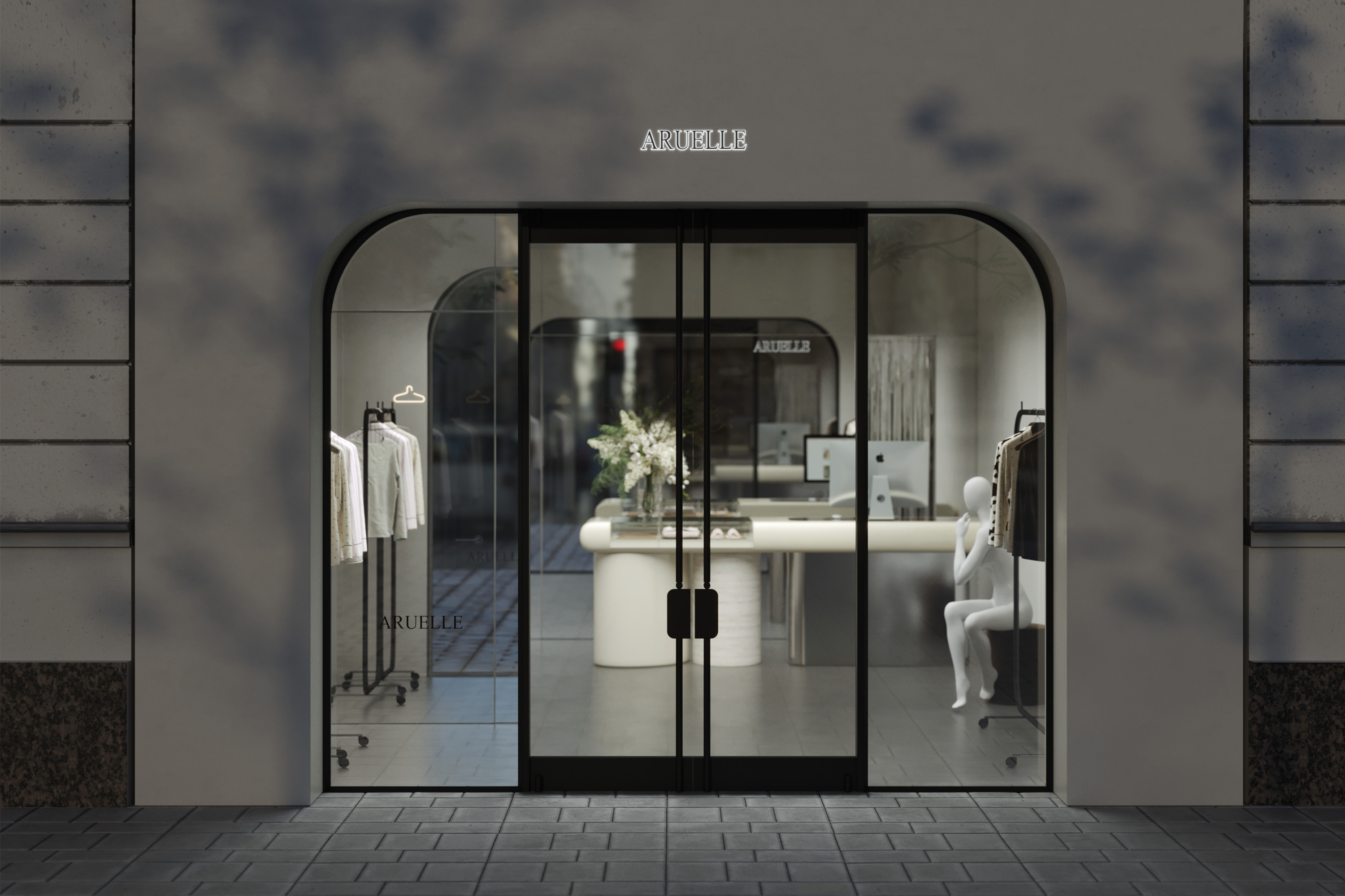 Pop-up store Aruelle| Дизайн магазина, ритейл — Изображение №4 — 3D, Архитектура на Dprofile