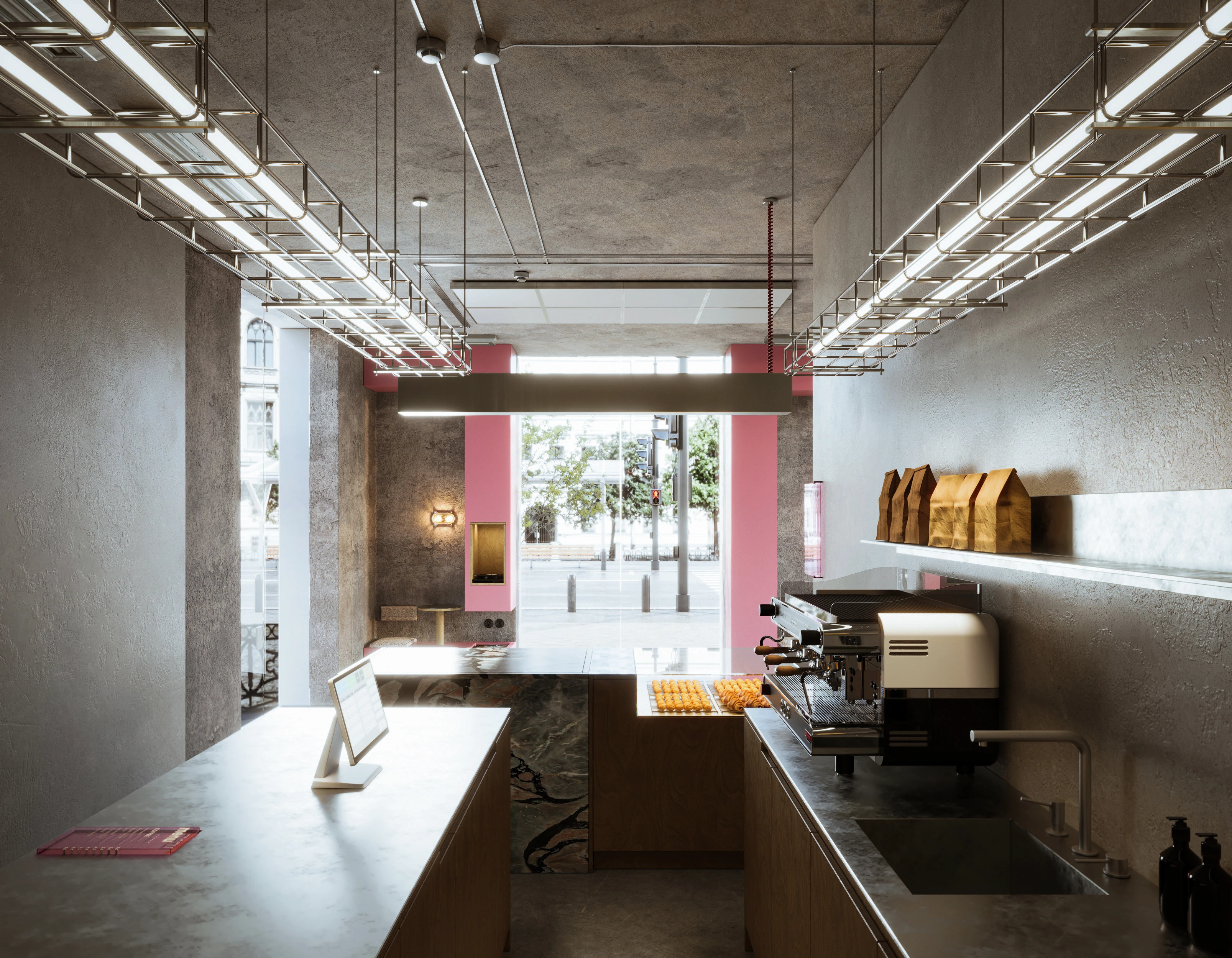 Oreshek cafe | Дизайн кафе — Изображение №9 — Архитектура на Dprofile