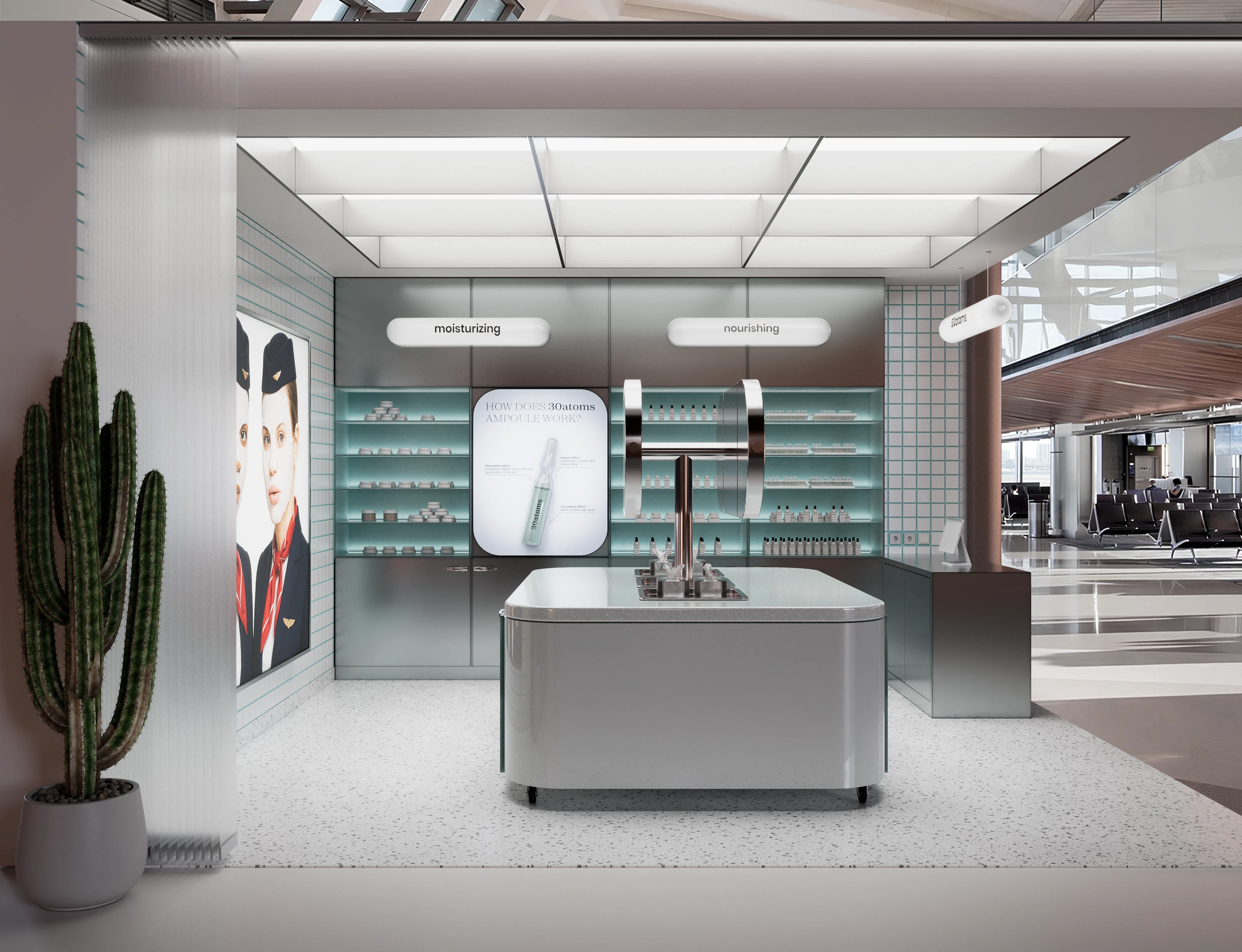 Pop-up store 30atoms | Дизайн магазина, ритейл — Изображение №9 — Архитектура на Dprofile