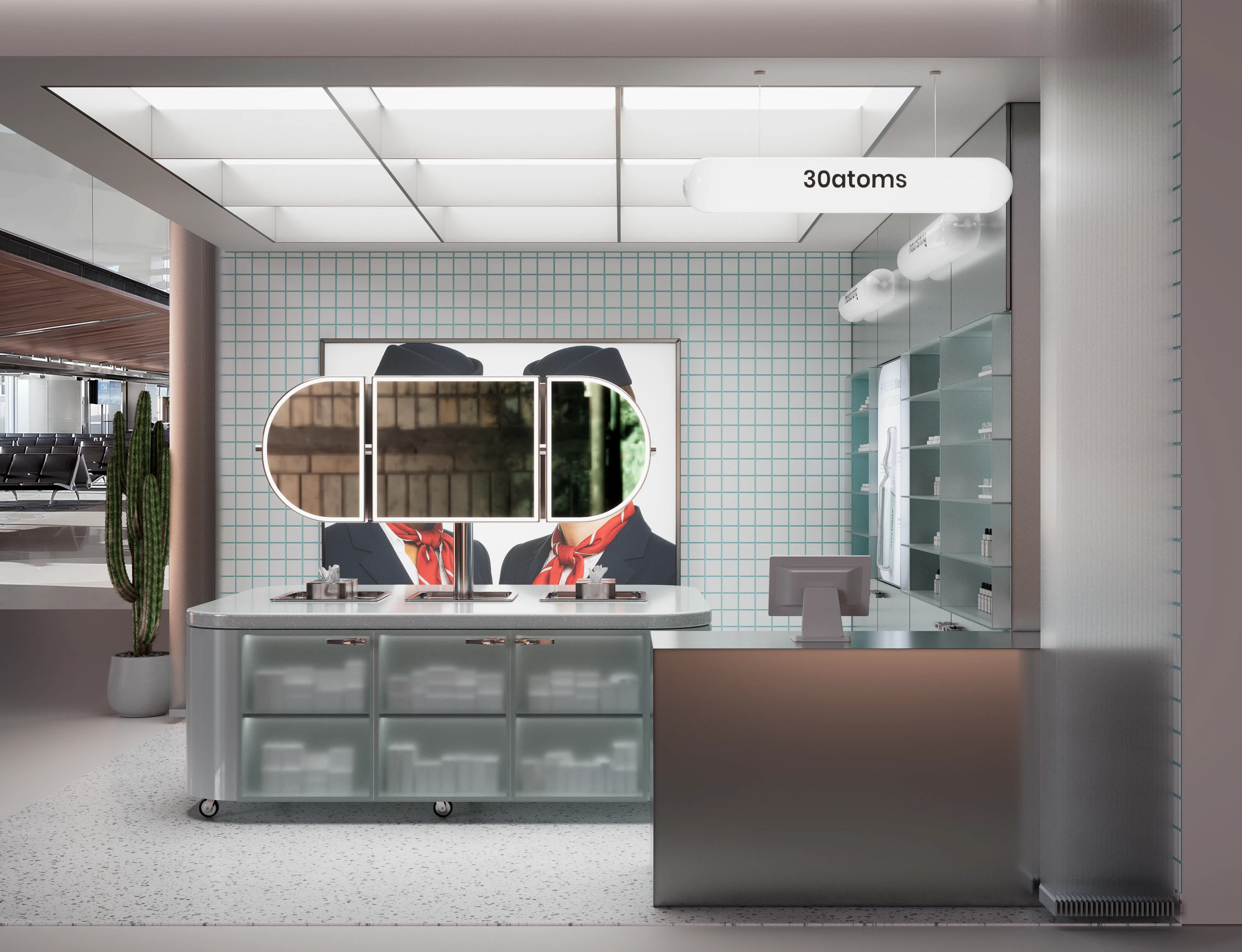 Pop-up store 30atoms | Дизайн магазина, ритейл — Изображение №6 — Архитектура на Dprofile