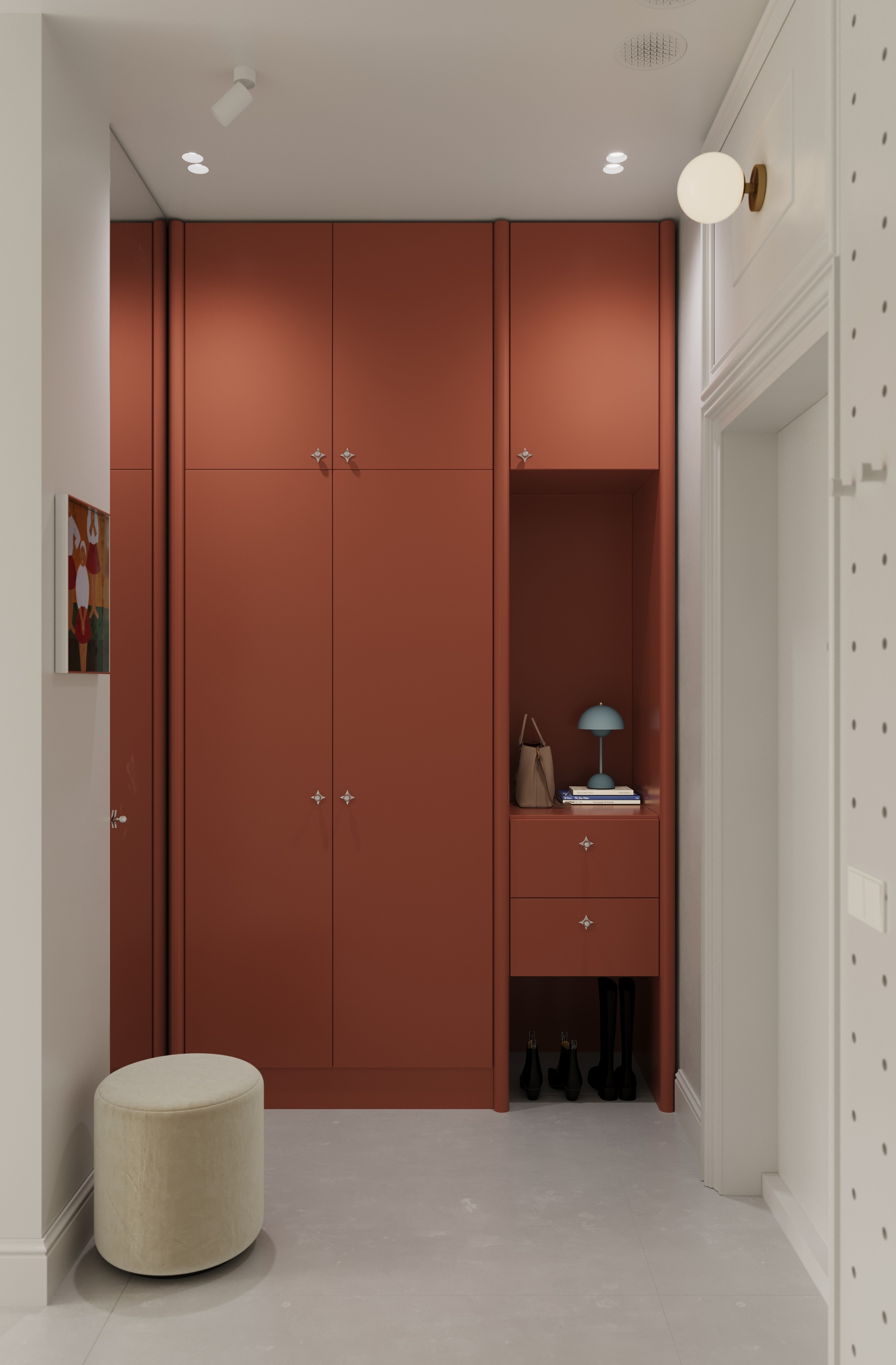 Современный интерьер квартиры с цветовыми акцентами — Изображение №5 — Архитектура на Dprofile