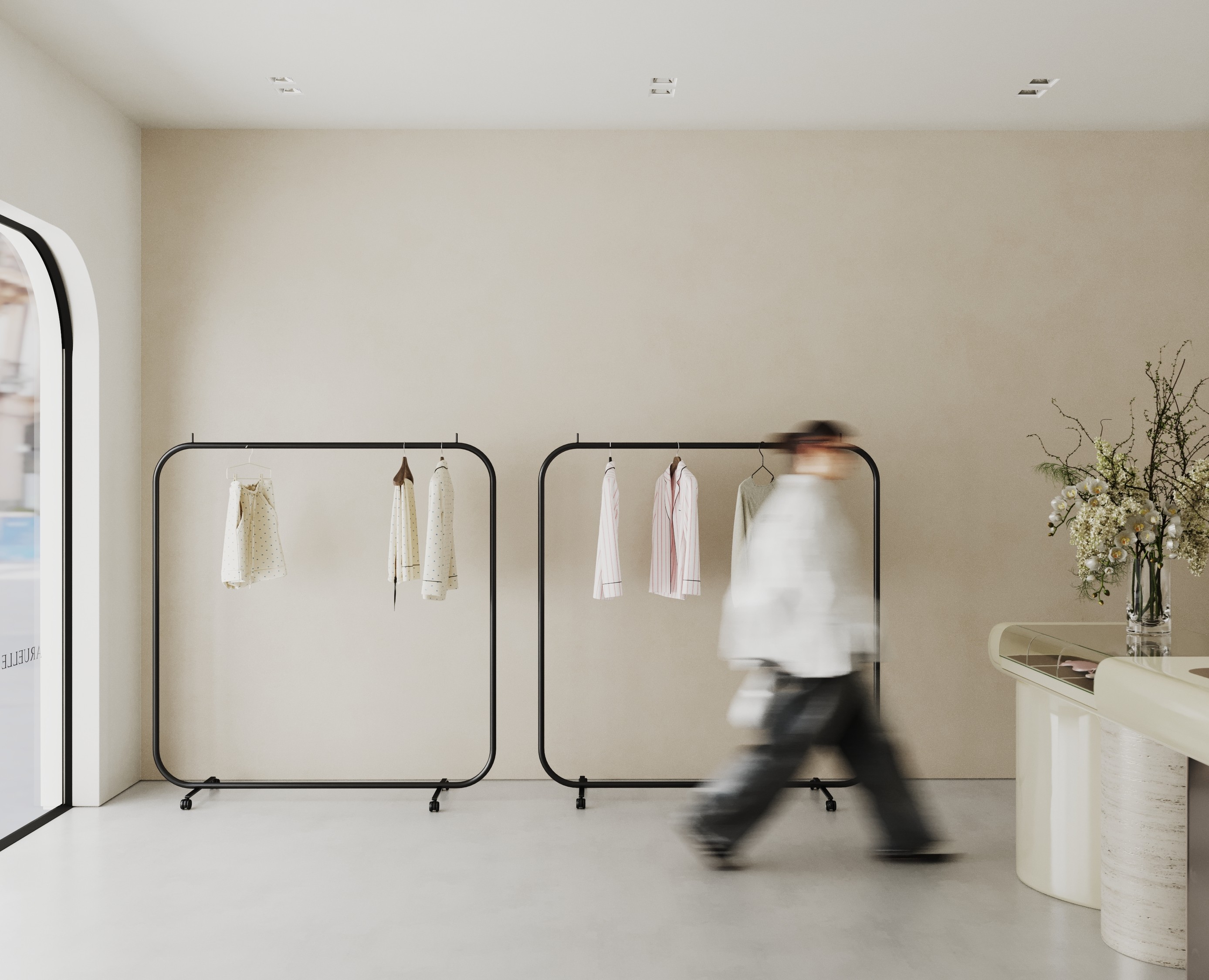 Pop-up store Aruelle| Дизайн магазина, ритейл — 3D, Архитектура на Dprofile