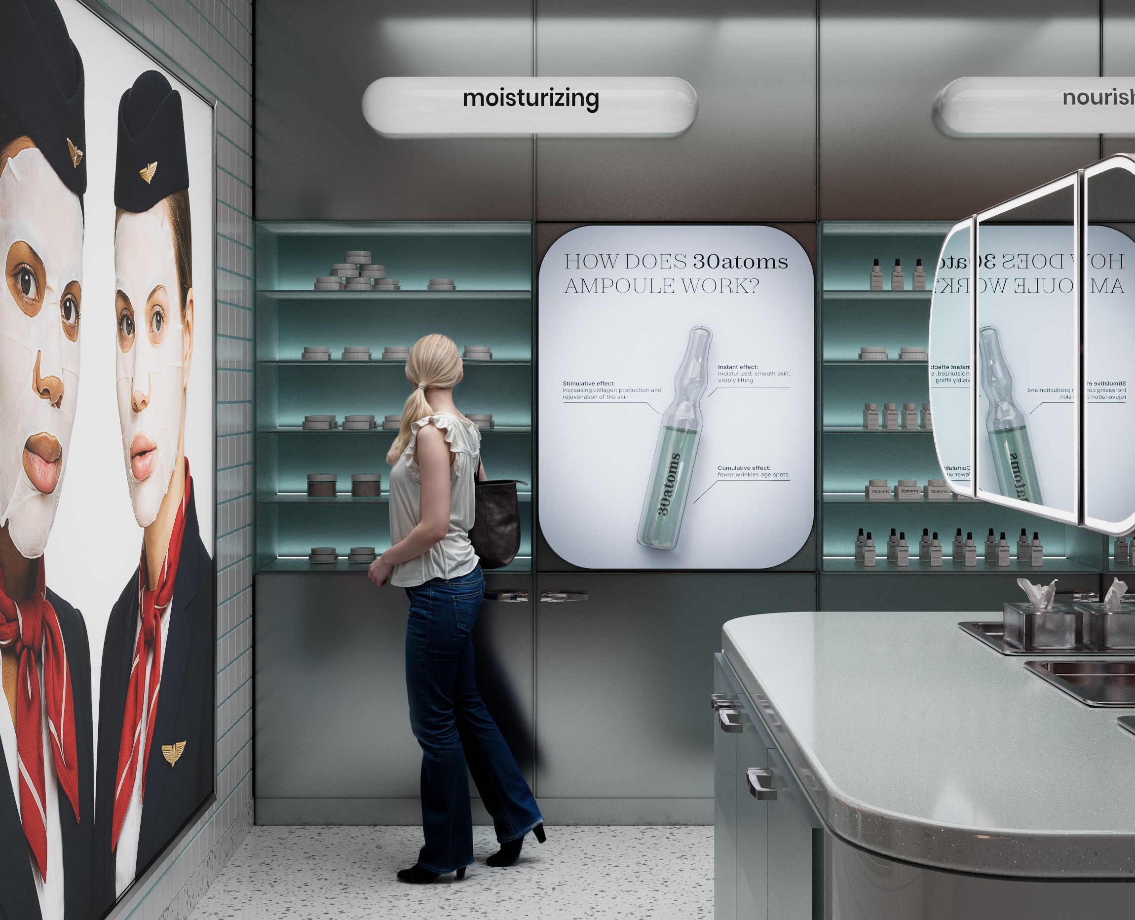 Pop-up store 30atoms | Дизайн магазина, ритейл — Архитектура на Dprofile