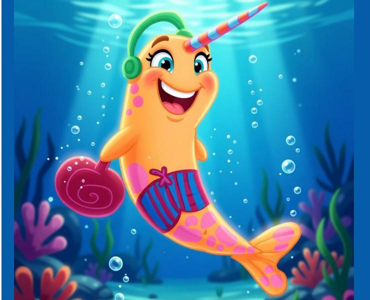 Нарвал Костя - маскот Тавриды на Dprofile